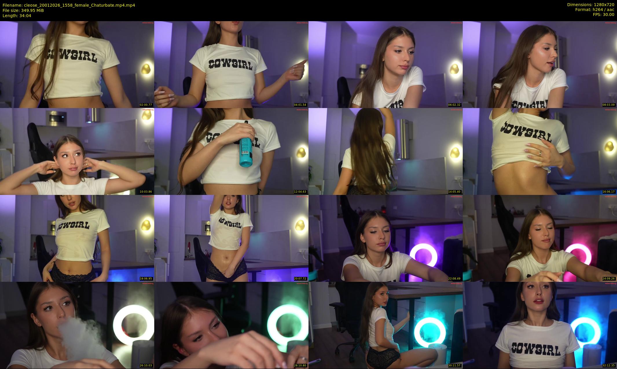 cleose — 35 minute Chaturbate female cam show recording, 720p, Jan 20, 2026