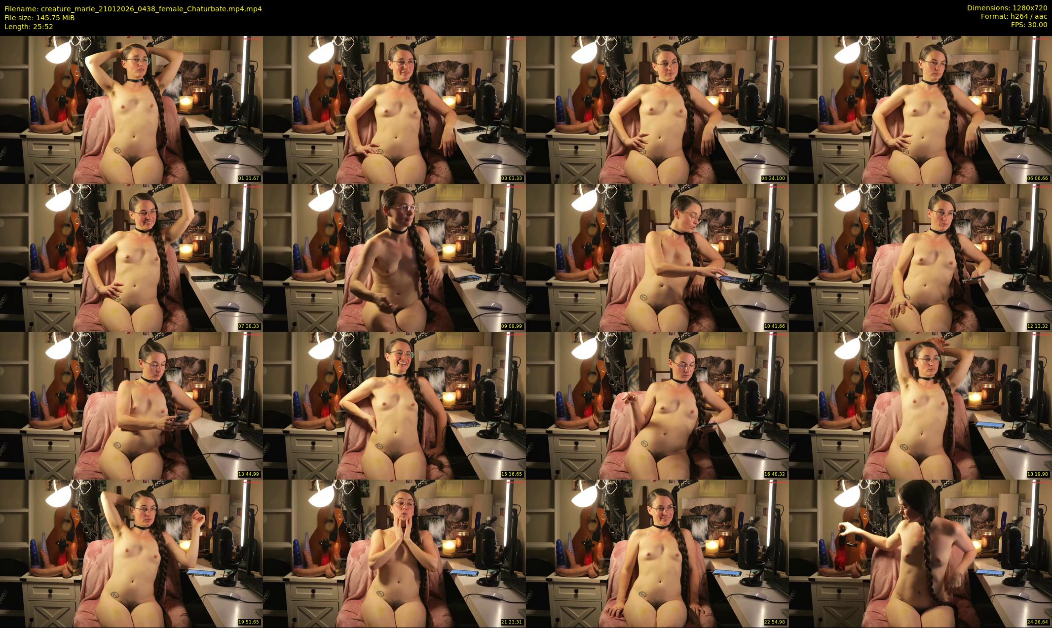 creature_marie — 26 minute Chaturbate female cam show recording, 720p, Jan 21, 2026