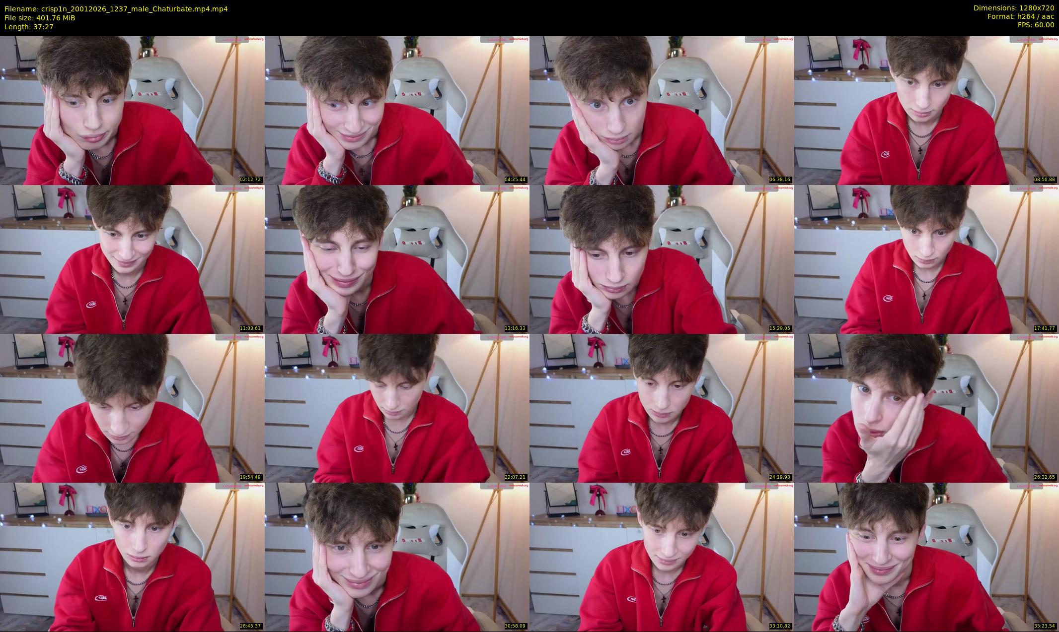 crisp1n — 38 minute Chaturbate male cam show recording, 720p, Jan 20, 2026
