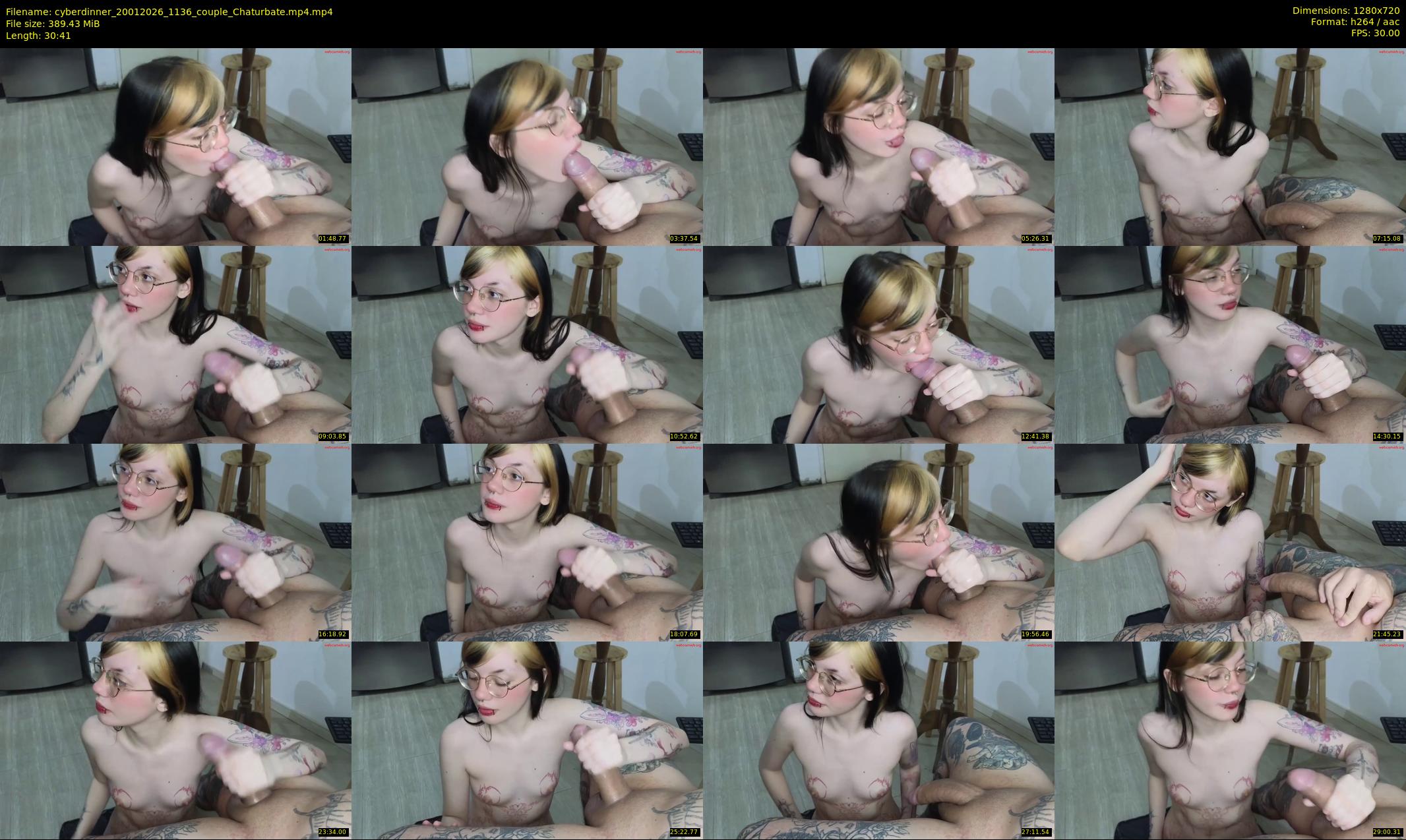 cyberdinner — 31 minute Chaturbate couple cam show recording, 720p, Jan 20, 2026