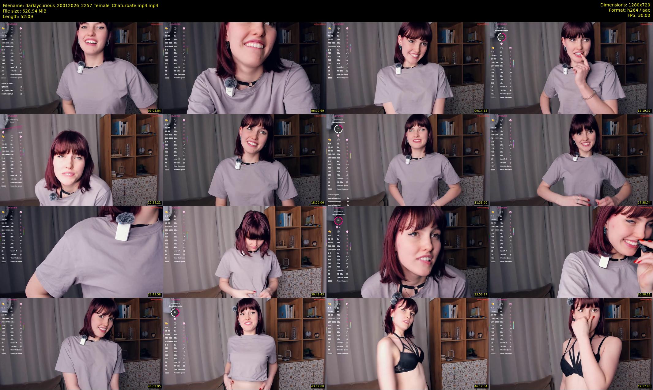 darklycurious — 53 minute Chaturbate female cam show recording, 720p, Jan 20, 2026