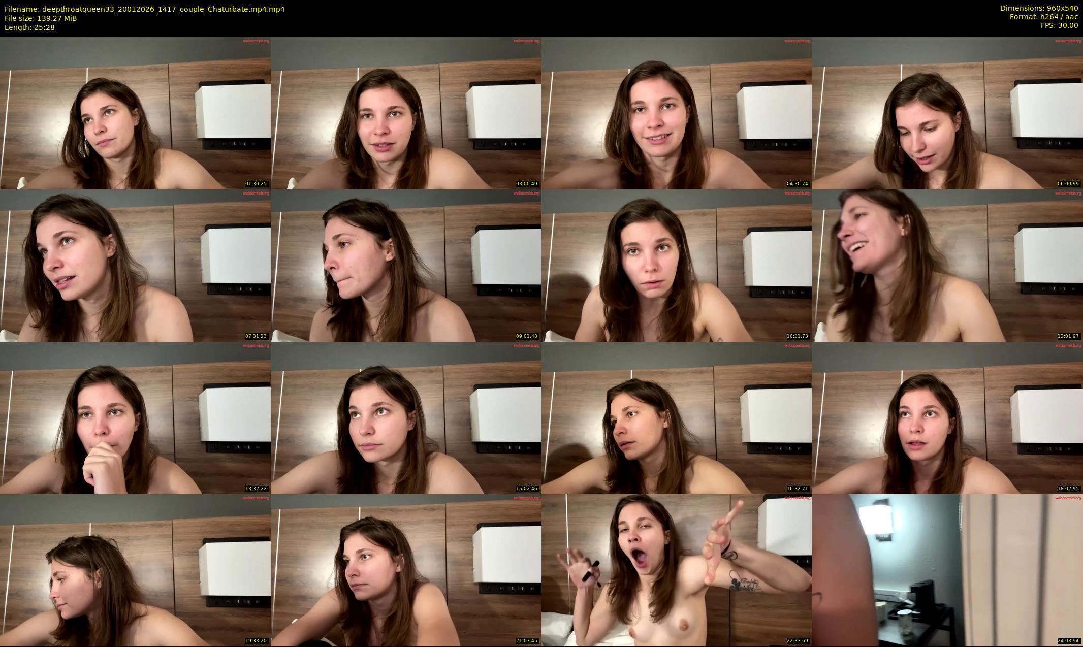 deepthroatqueen33 — 26 minute Chaturbate female cam show recording, 480p, Jan 20, 2026