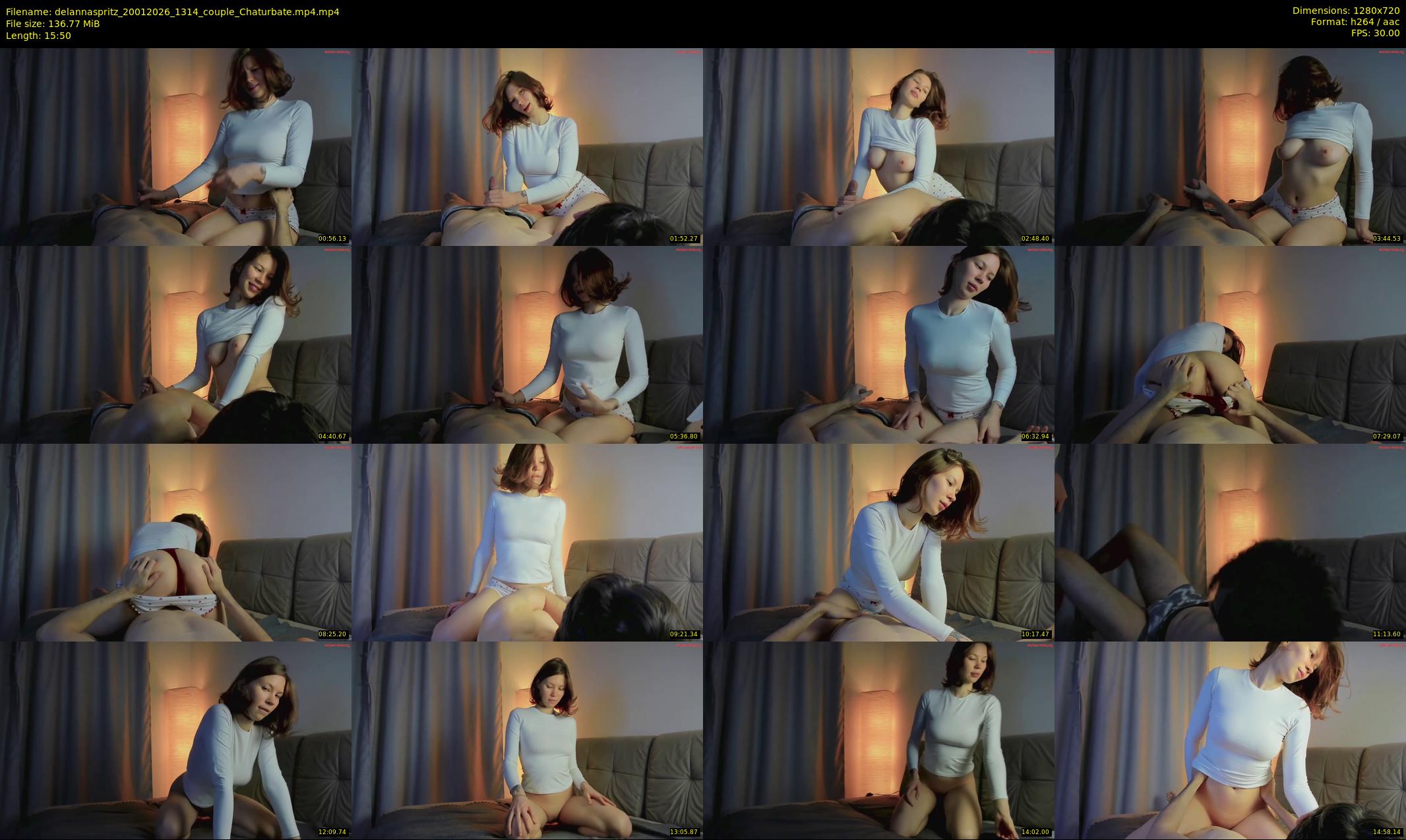 delannaspritz — 16 minute Chaturbate couple cam show recording, 720p, Jan 20, 2026