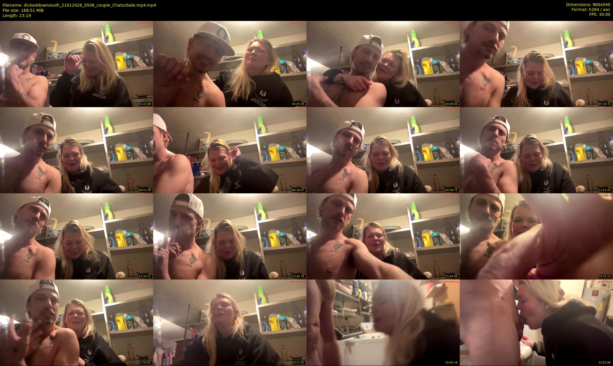 dickeddownsouth — 24 minute Chaturbate couple cam show recording, 480p, Jan 21, 2026