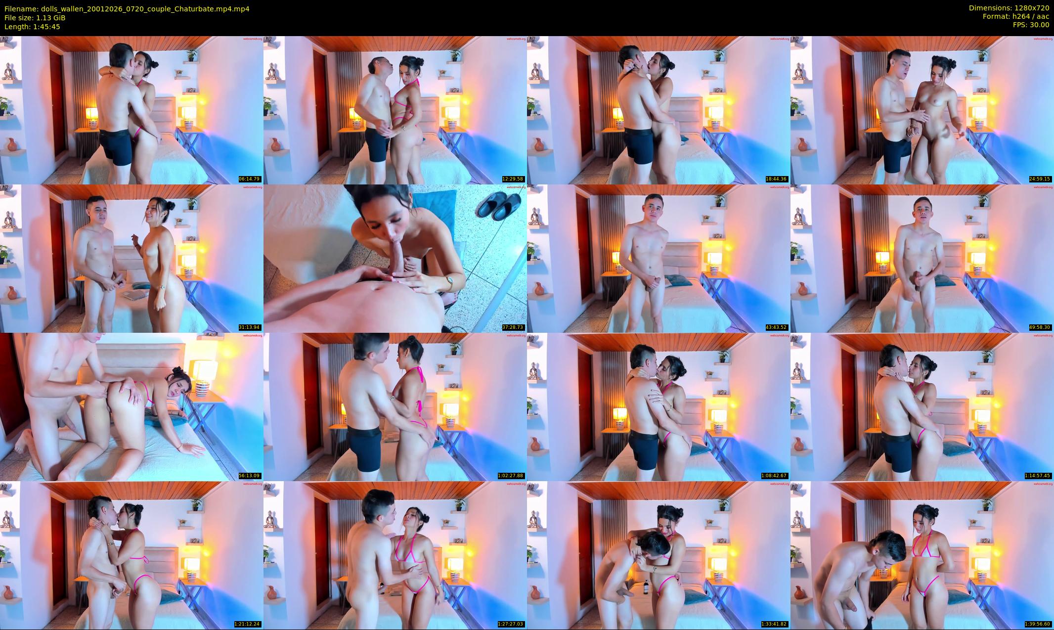 dolls_wallen — 106 minute Chaturbate couple cam show recording, 720p, Jan 20, 2026