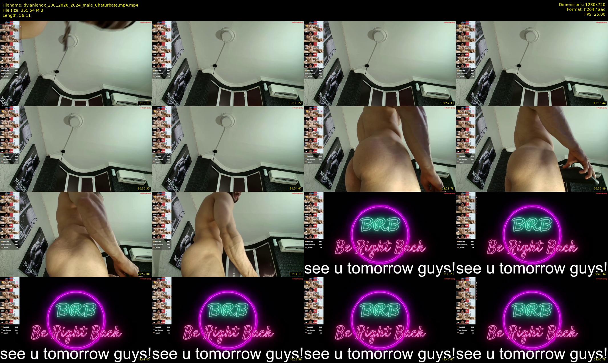 dylanlenox — 57 minute Chaturbate male cam show recording, 720p, Jan 20, 2026