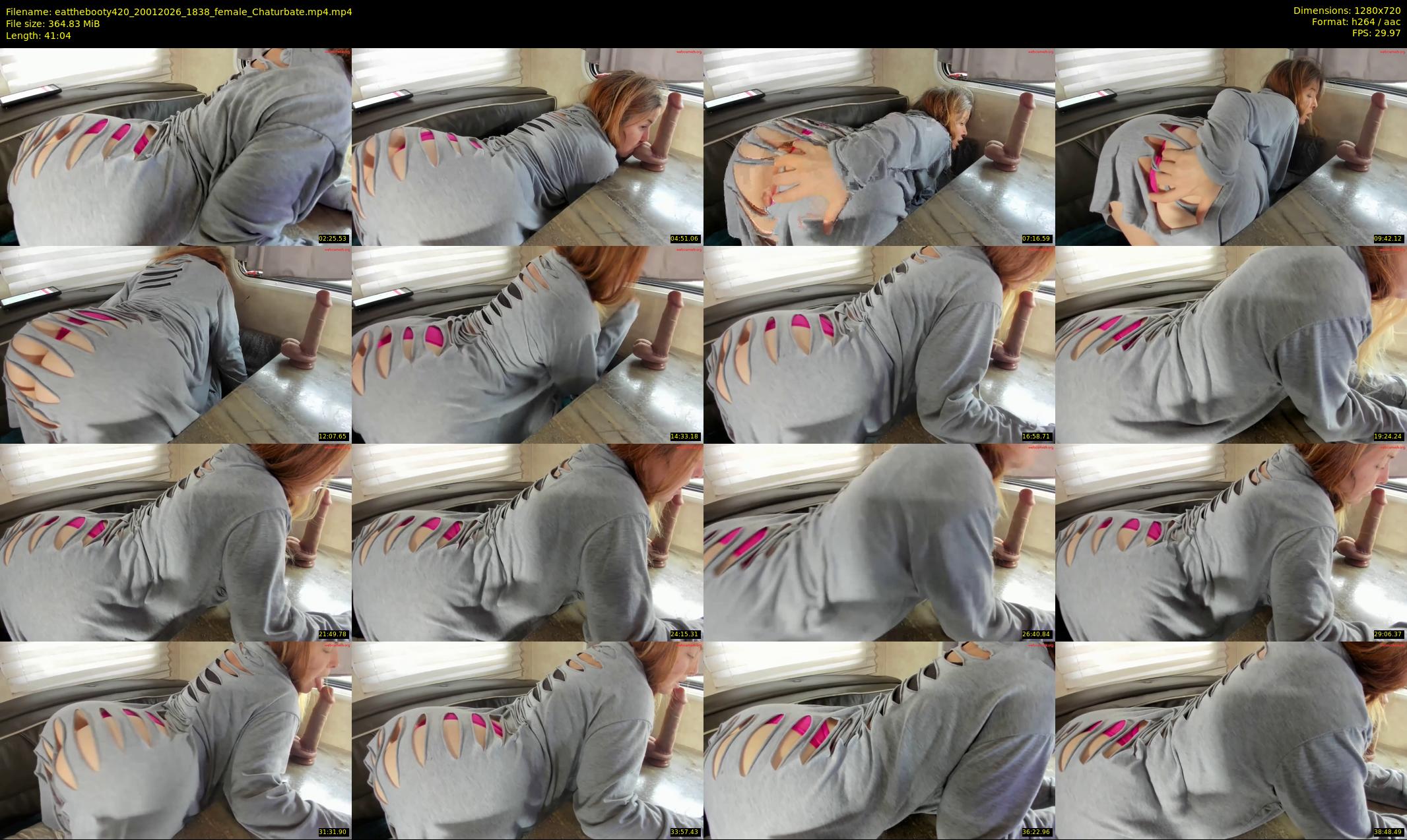 eatthebooty420 — 42 minute Chaturbate female cam show recording, 720p, Jan 20, 2026