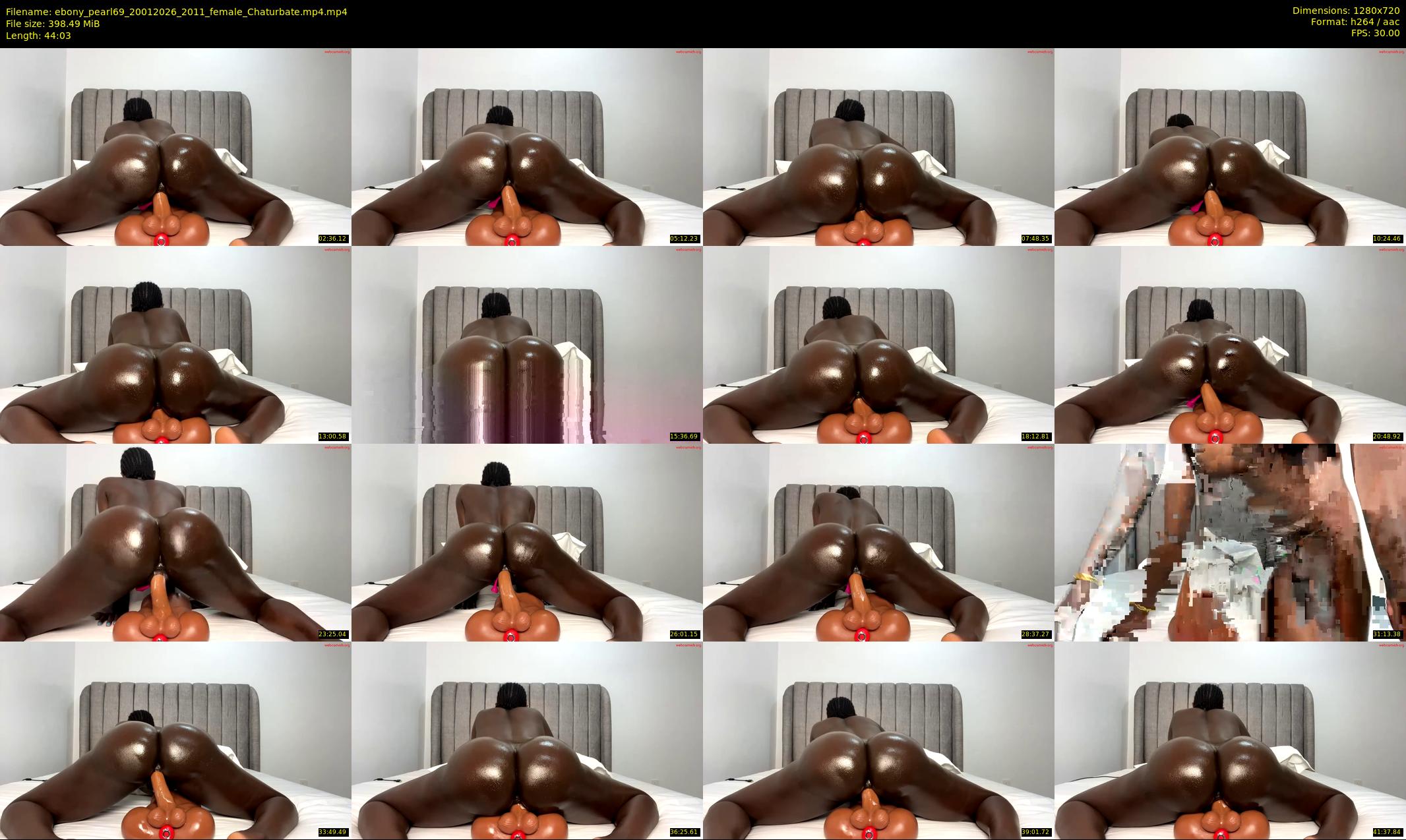 ebony_pearl69 — 45 minute Chaturbate female cam show recording, 720p, Jan 20, 2026