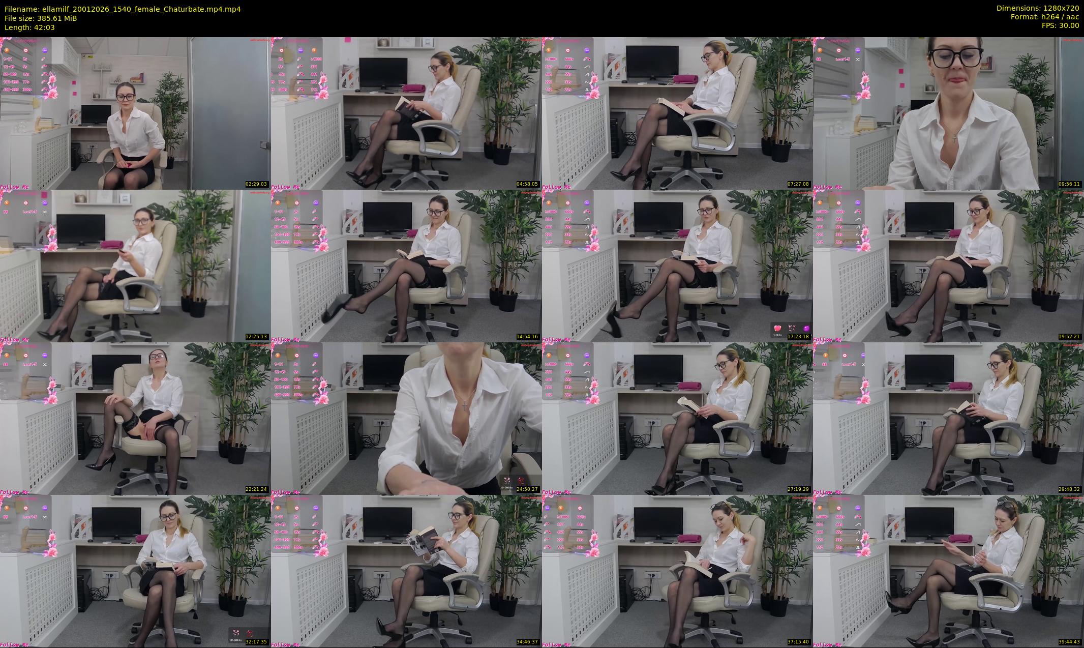 ellamilf — 43 minute Chaturbate female cam show recording, 720p, Jan 20, 2026