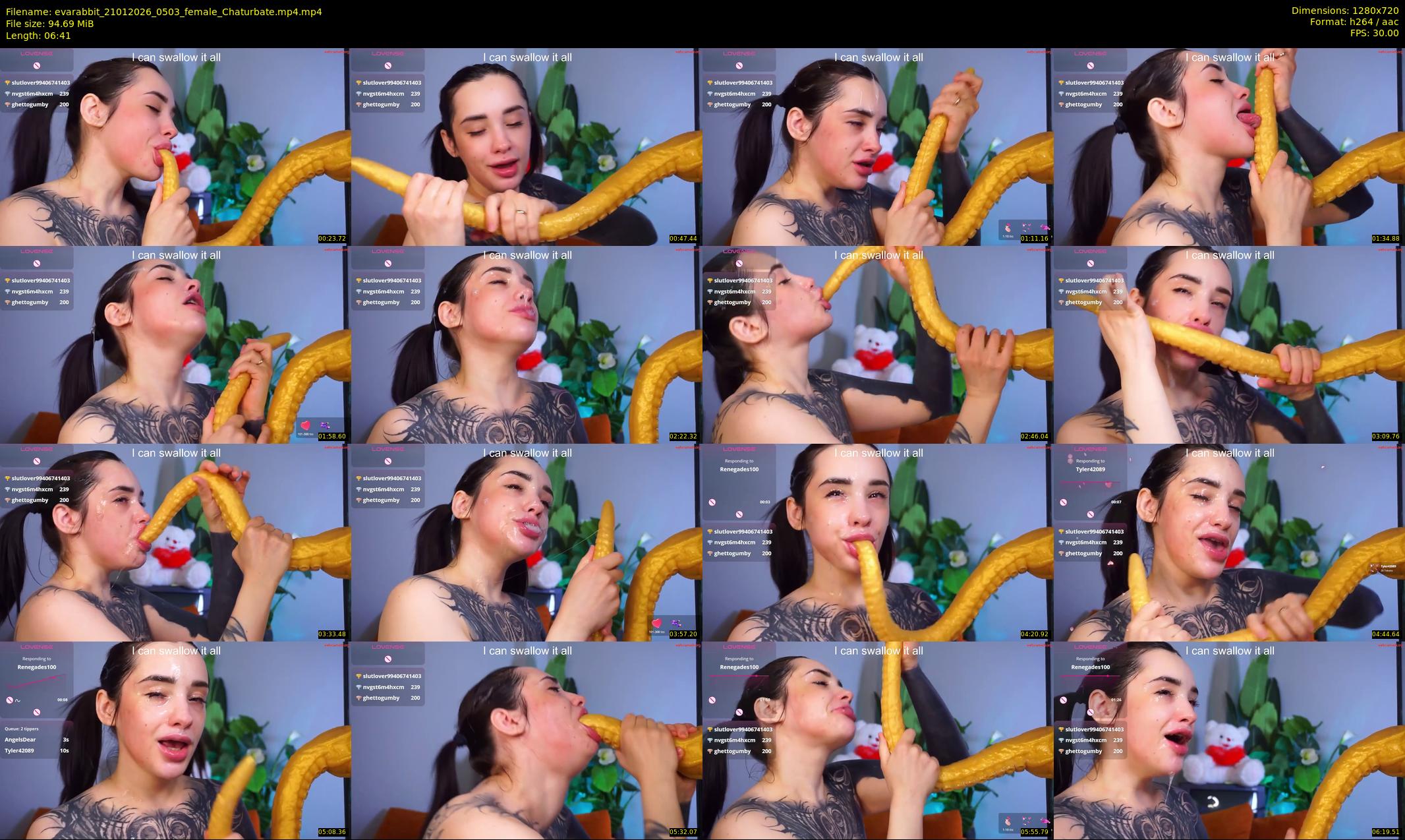 evarabbit — 7 minute Chaturbate female cam show recording, 720p, Jan 21, 2026