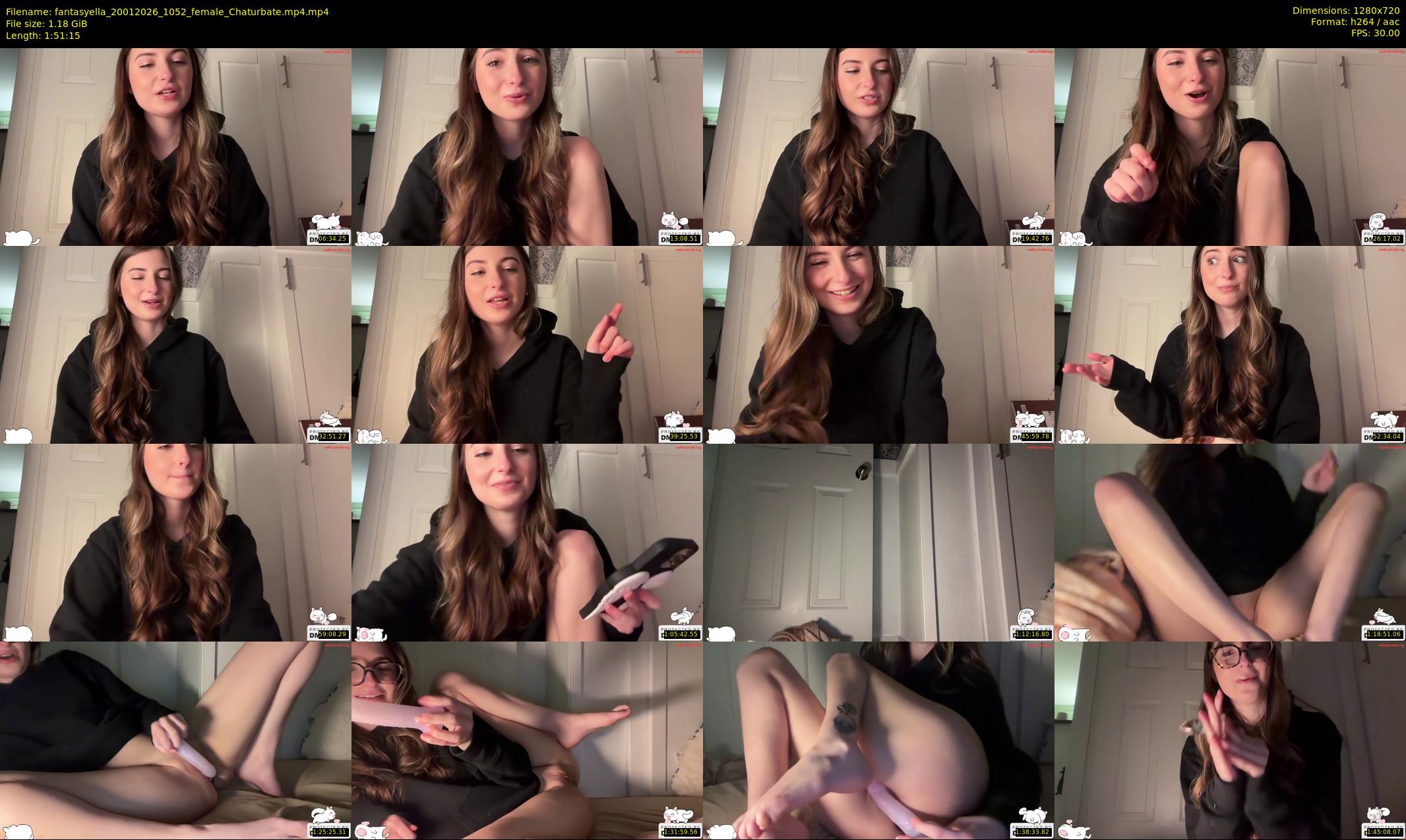 fantasyella — 112 minute Chaturbate female cam show recording, 720p, Jan 20, 2026