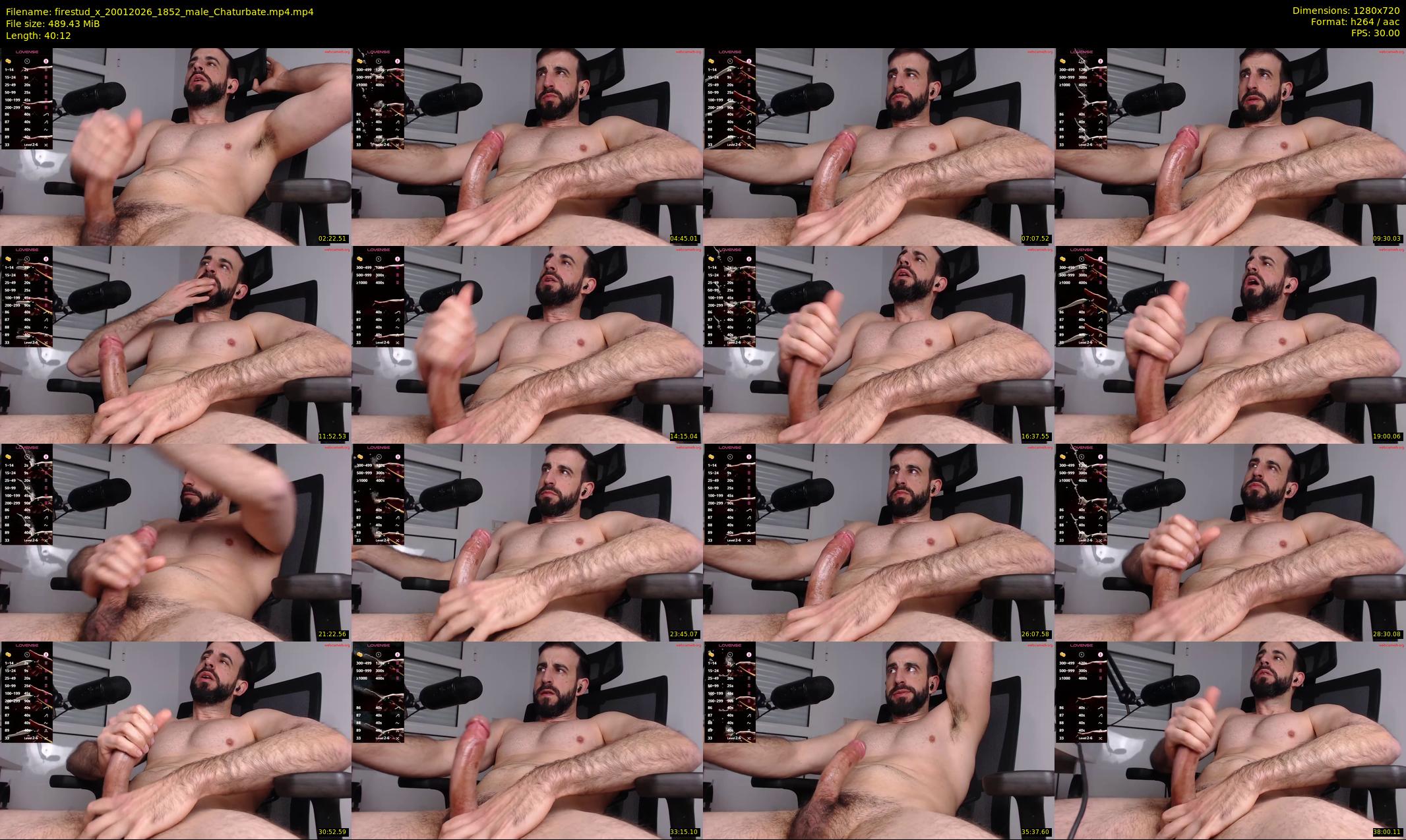 firestud_x — 41 minute Chaturbate male cam show recording, 720p, Jan 20, 2026