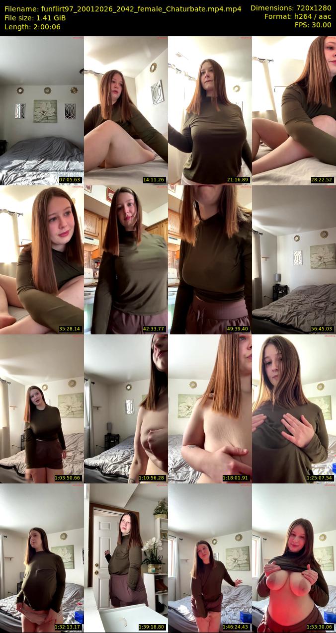 funflirt97 — 121 minute Chaturbate female cam show recording, 1080p, Jan 20, 2026
