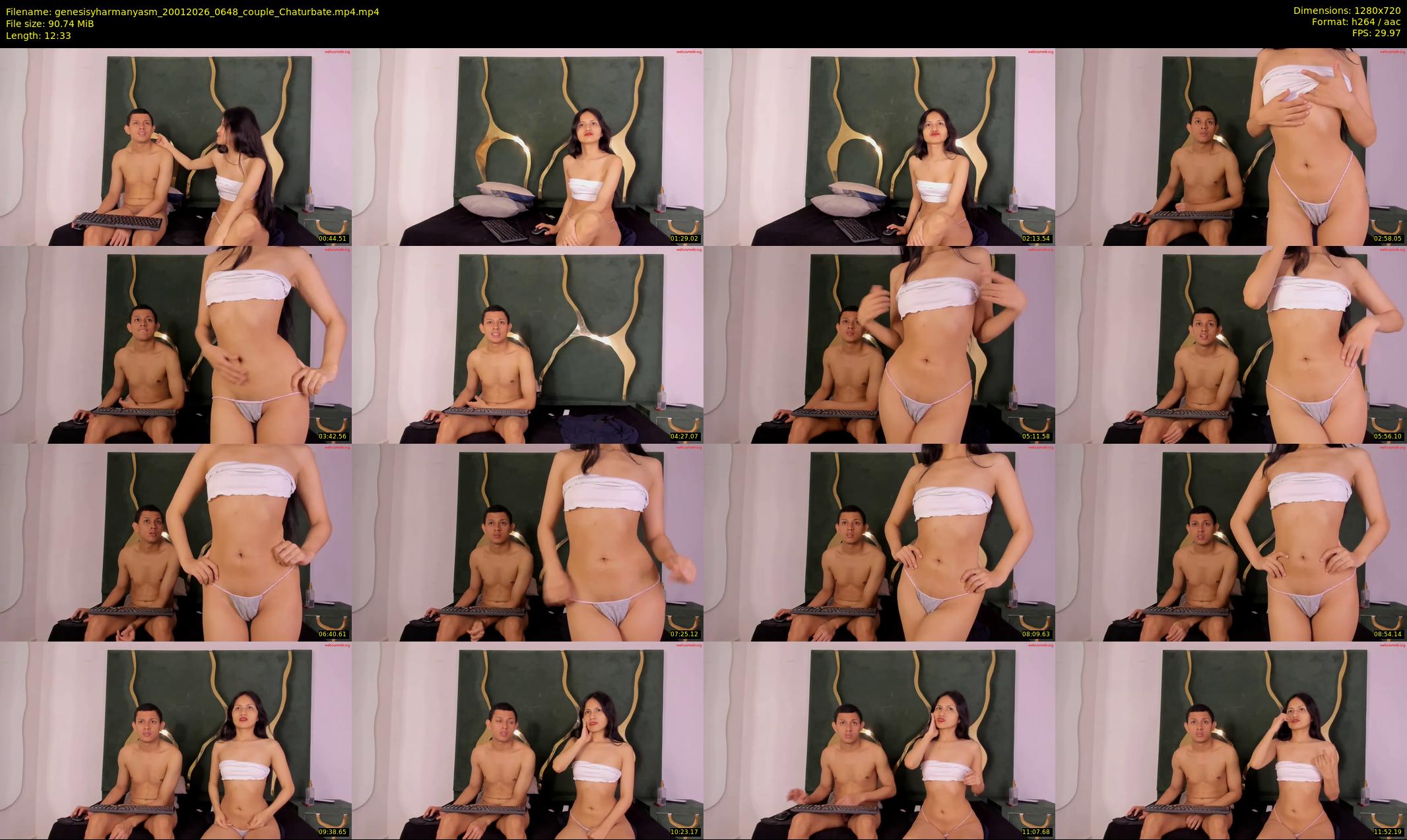 genesisyharmanyasm — 13 minute Chaturbate couple cam show recording, 720p, Jan 20, 2026