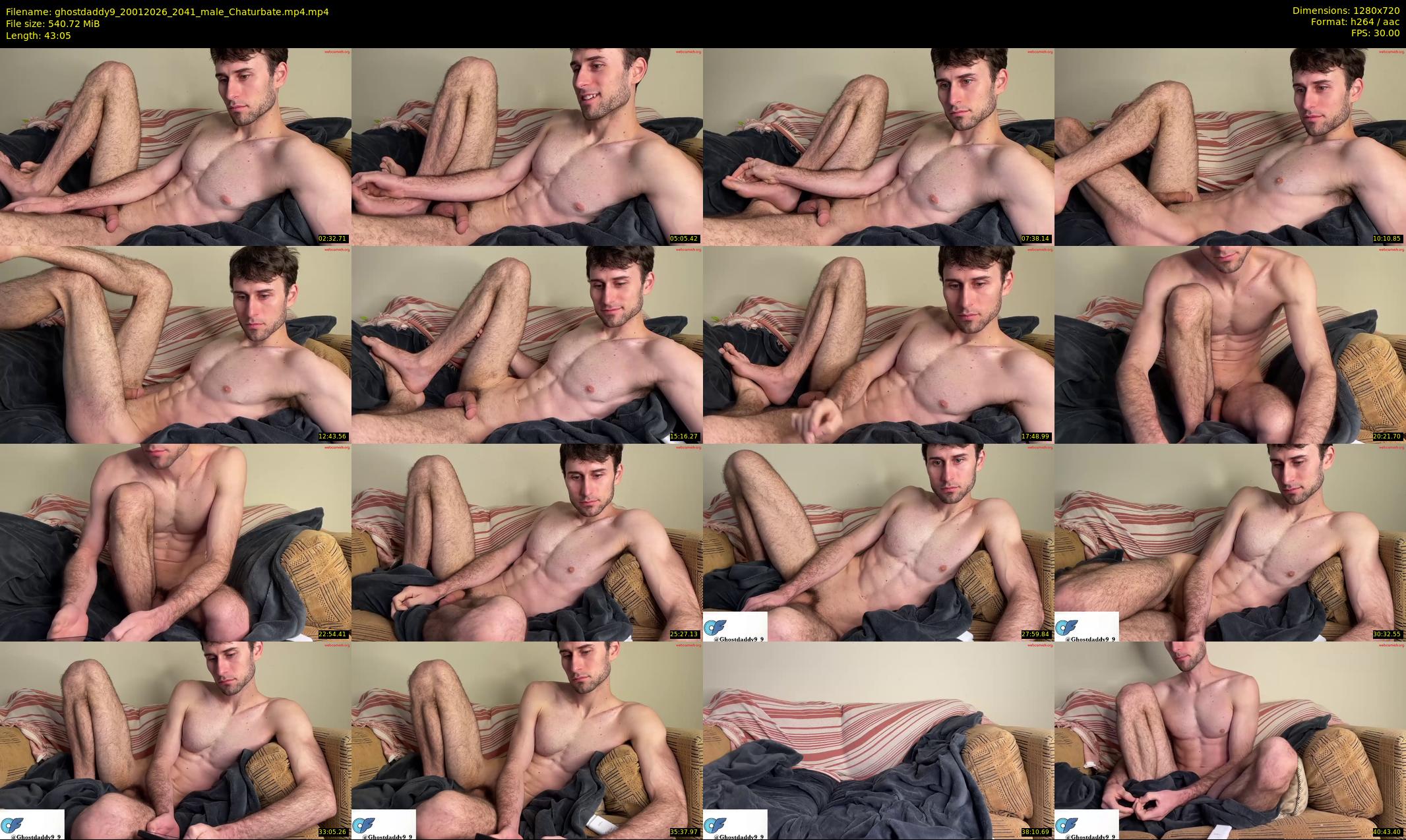 ghostdaddy9 — 44 minute Chaturbate male cam show recording, 720p, Jan 20, 2026