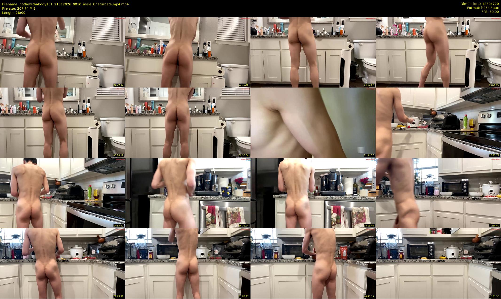 hottiewithabody101 — 28 minute Chaturbate male cam show recording, 720p, Jan 21, 2026