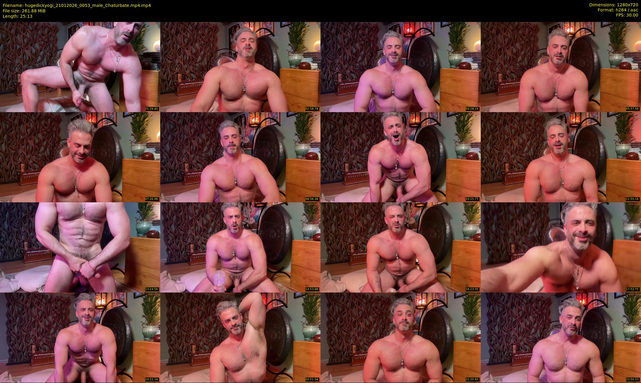 hugedickyogi — 26 minute Chaturbate male cam show recording, 720p, Jan 21, 2026