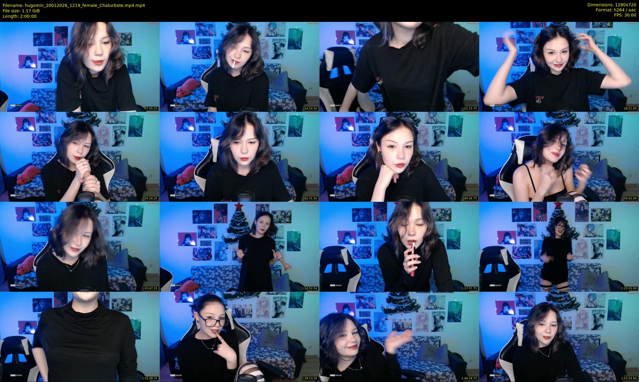 hugomin — 120 minute Chaturbate female cam show recording, 720p, Jan 20, 2026