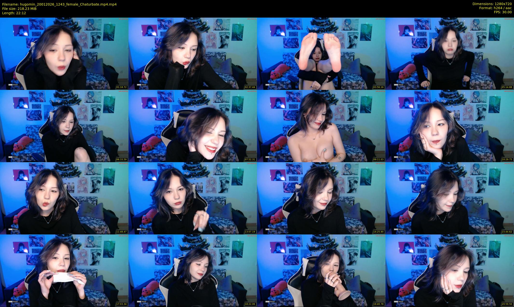 hugomin — 23 minute Chaturbate female cam show recording, 720p, Jan 20, 2026