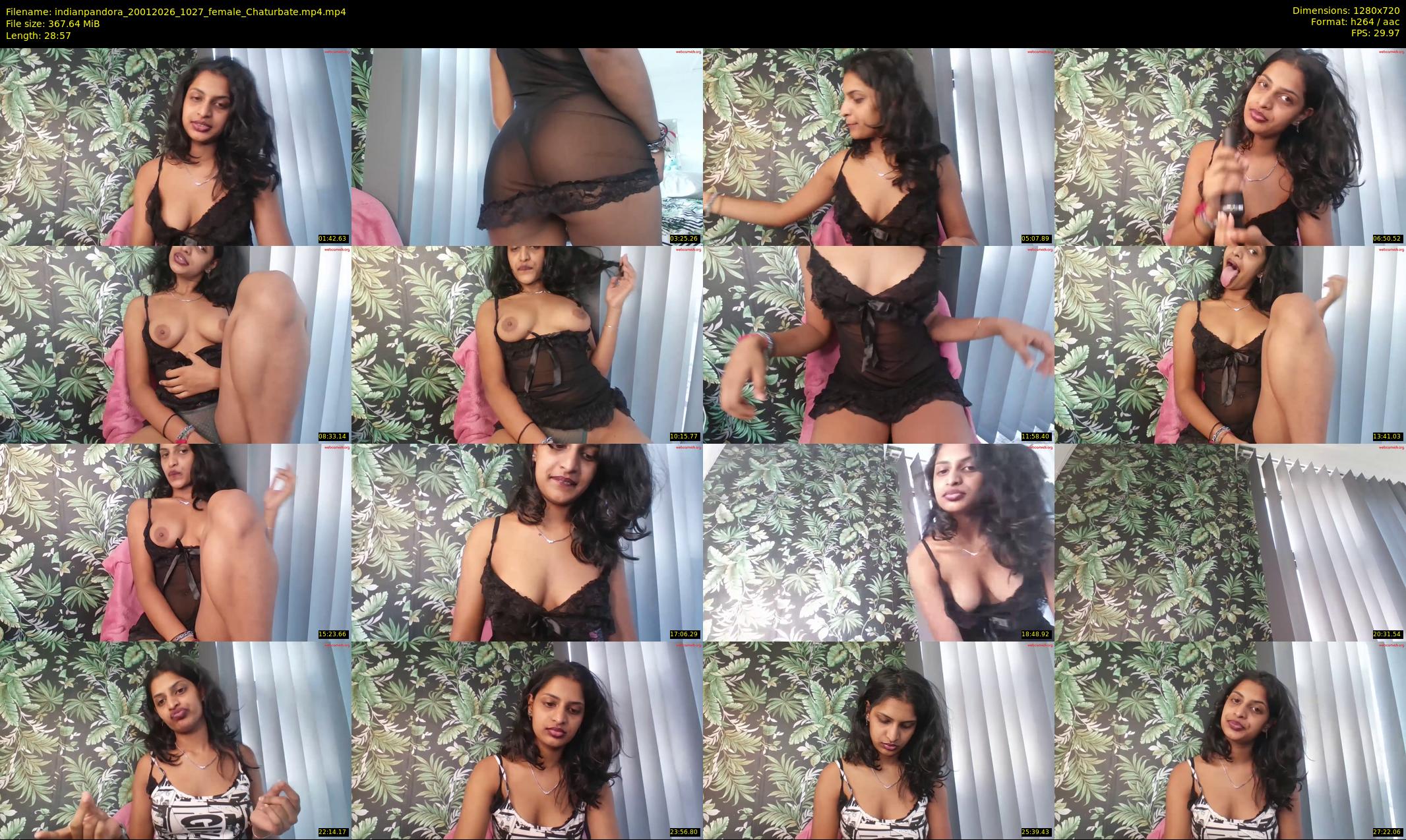 indianpandora — 29 minute Chaturbate female cam show recording, 720p, Jan 20, 2026