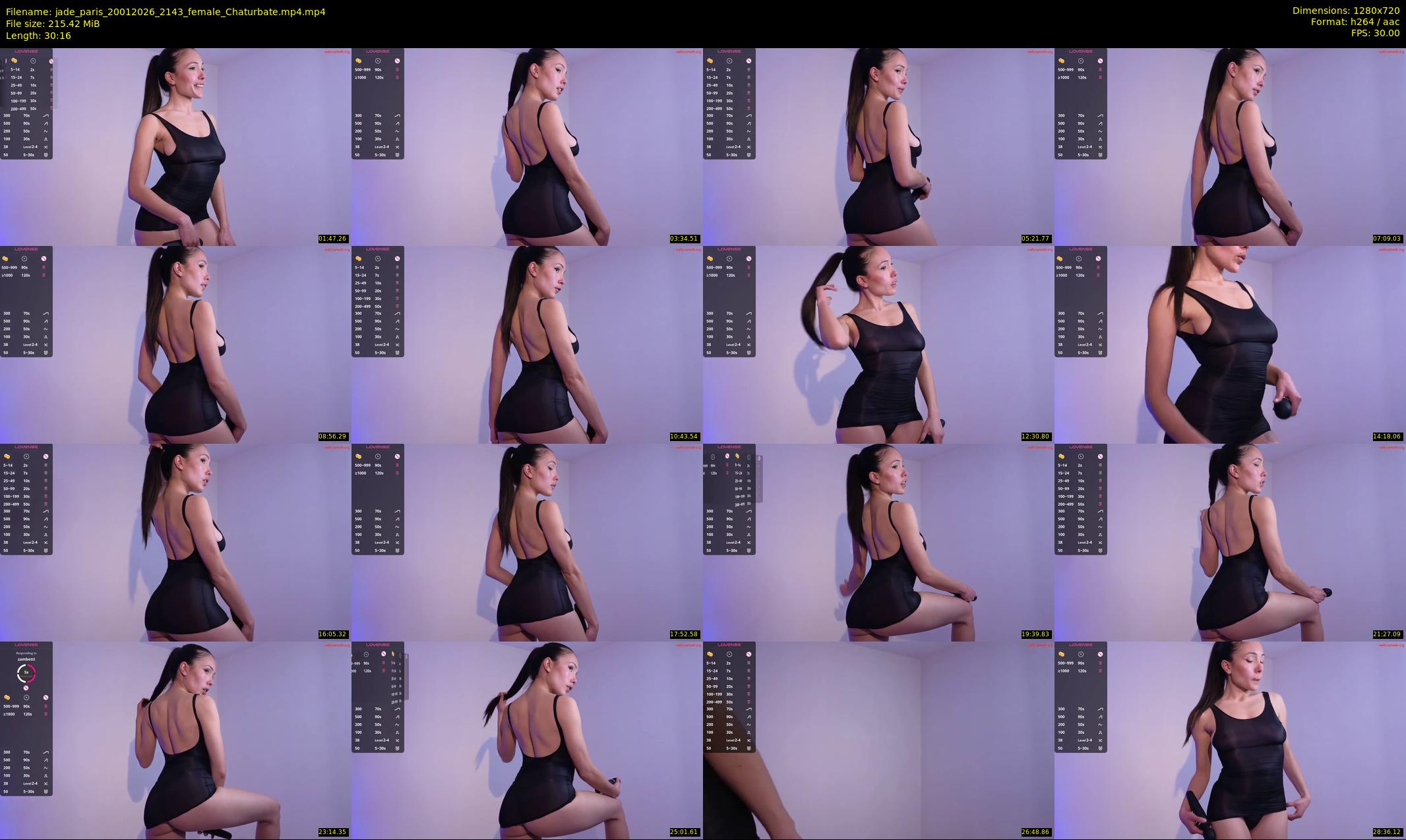 jade_paris — 31 minute Chaturbate female cam show recording, 720p, Jan 20, 2026
