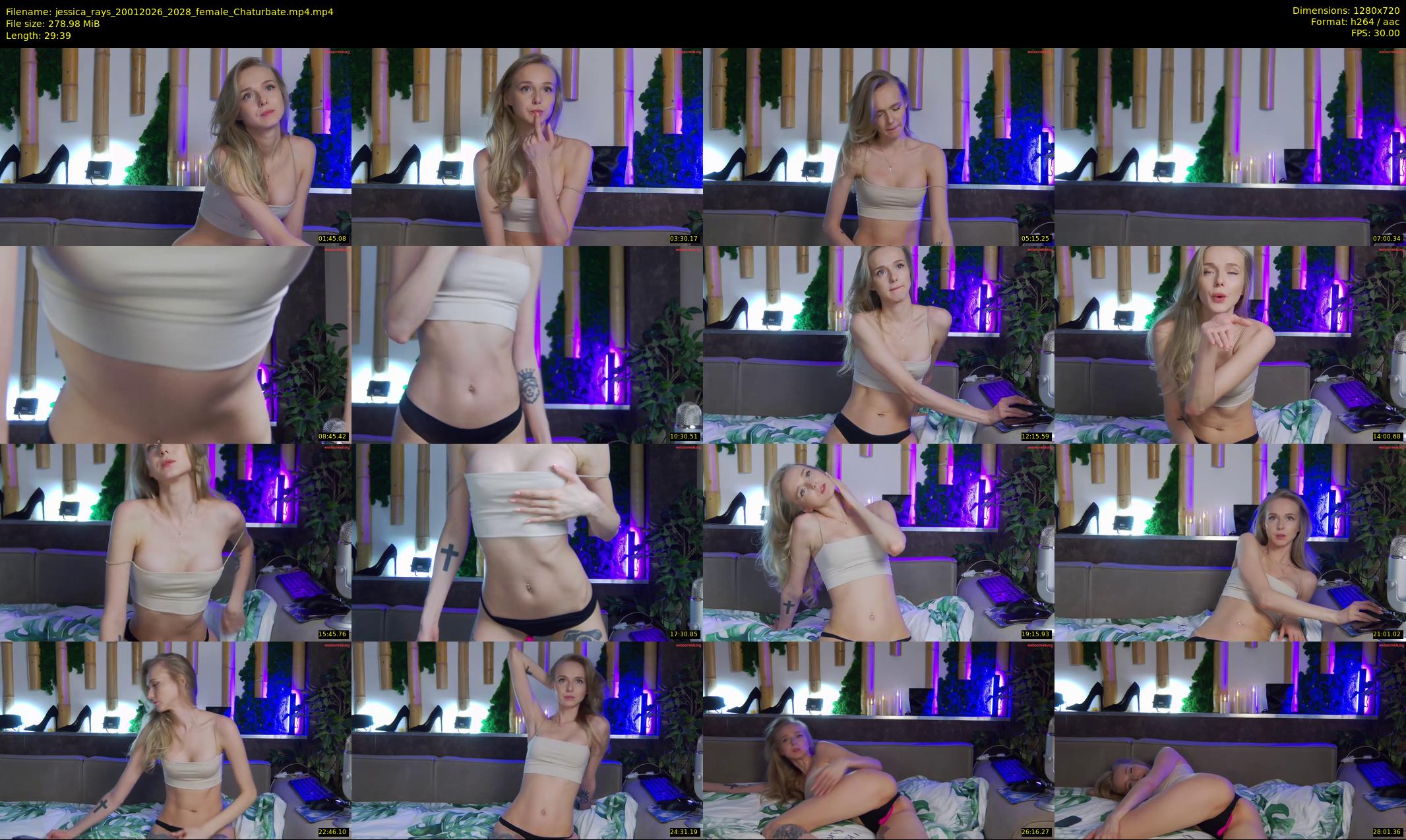 jessica_rays — 30 minute Chaturbate couple cam show recording, 720p, Jan 20, 2026