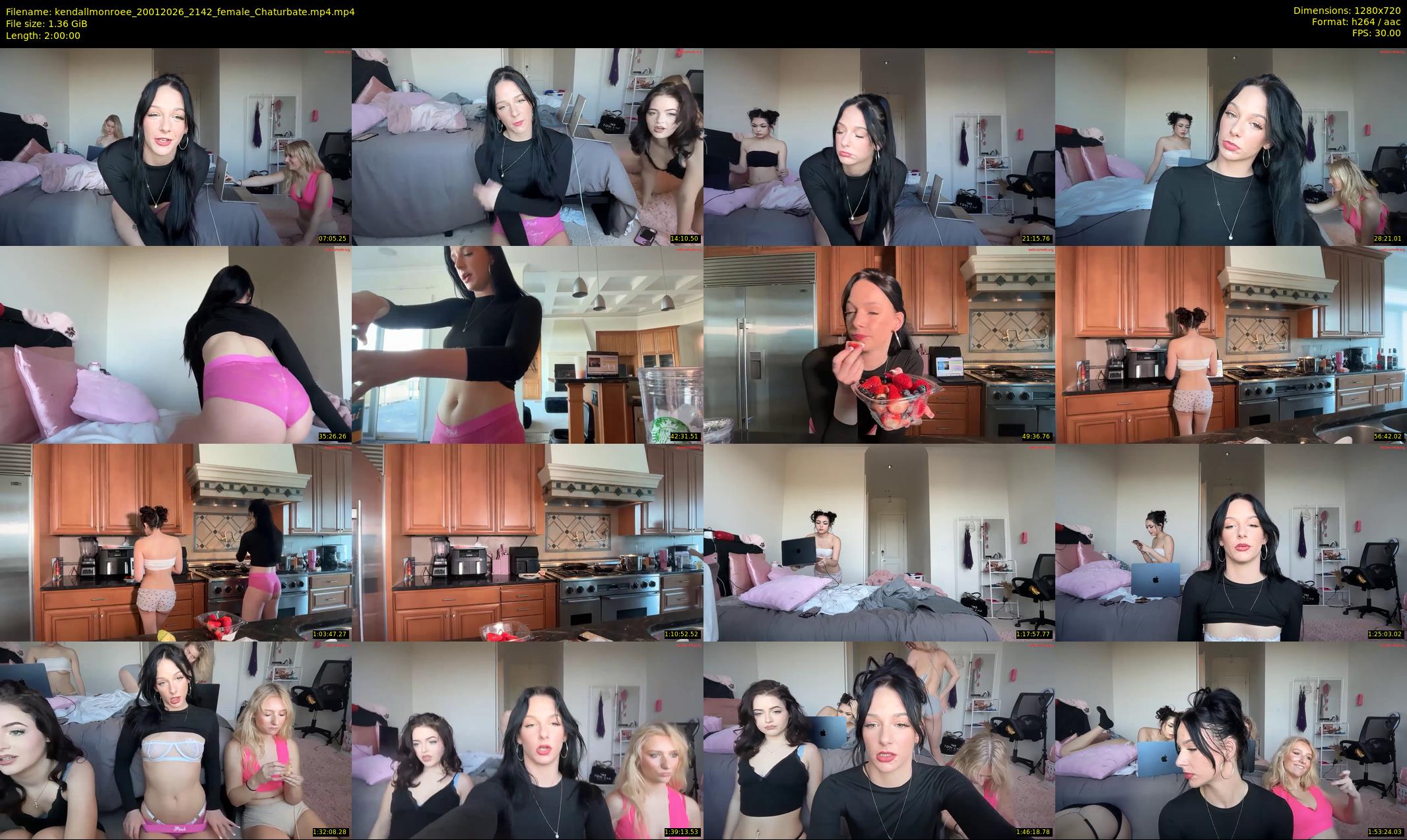 kendallmonroee — 120 minute Chaturbate female cam show recording, 720p, Jan 20, 2026