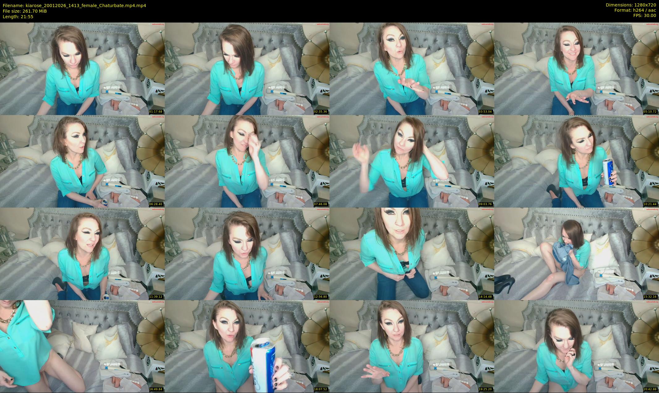 kiarose — 22 minute Chaturbate female cam show recording, 720p, Jan 20, 2026
