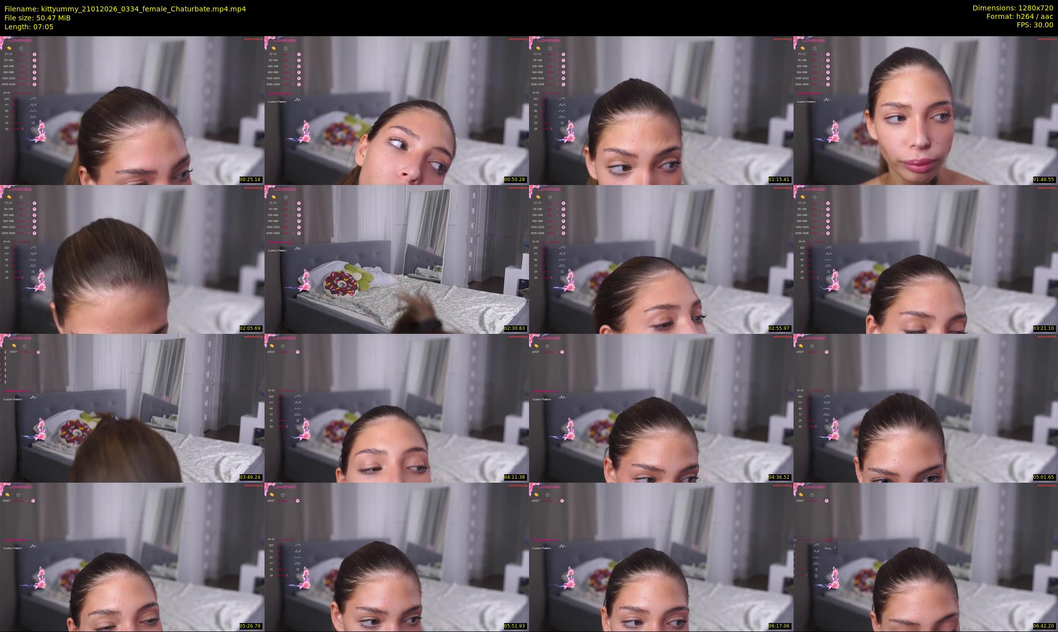 kittyummy — 8 minute Chaturbate female cam show recording, 720p, Jan 21, 2026