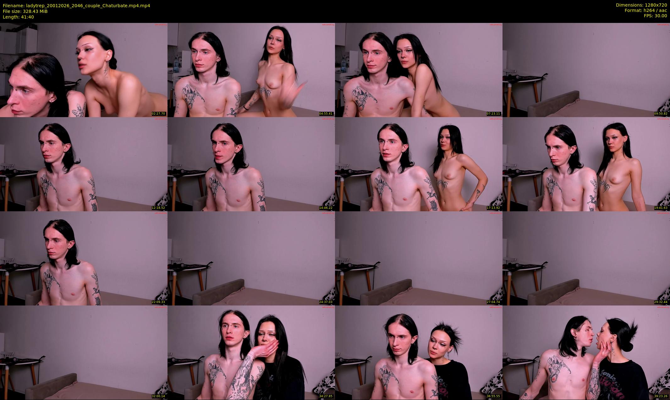 ladytrep — 42 minute Chaturbate couple cam show recording, 720p, Jan 20, 2026