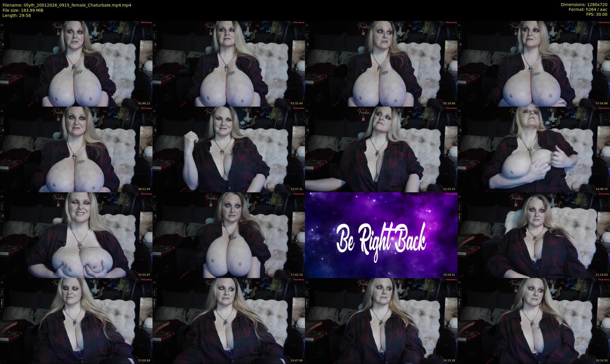 lillyth — 30 minute Chaturbate female cam show recording, 720p, Jan 20, 2026