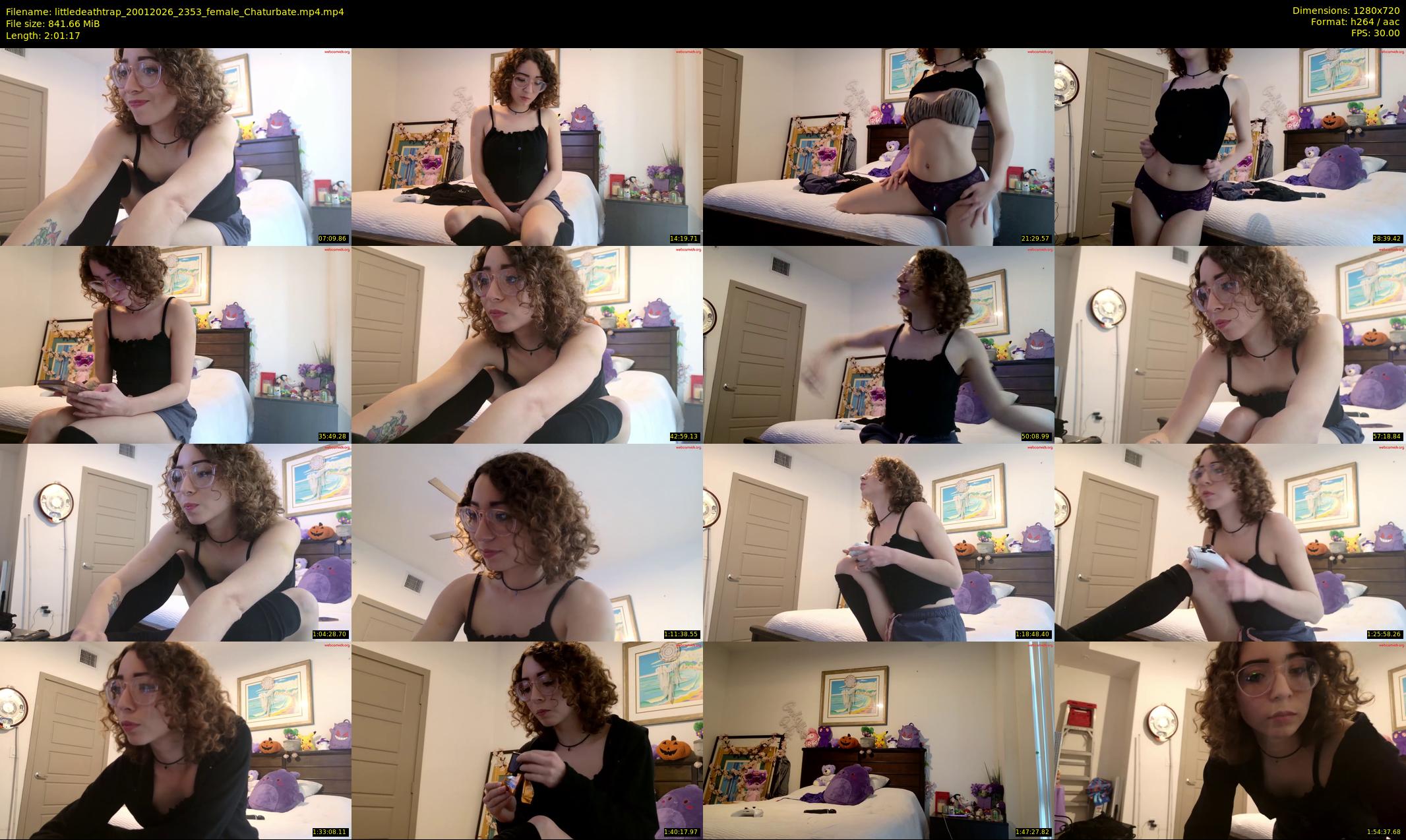 littledeathtrap — 122 minute Chaturbate female cam show recording, 720p, Jan 20, 2026