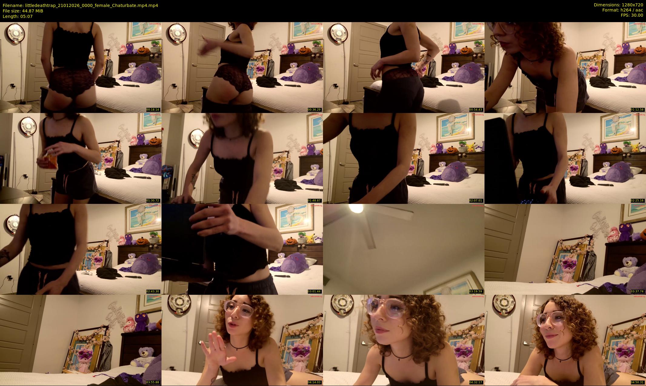 littledeathtrap — 6 minute Chaturbate female cam show recording, 720p, Jan 21, 2026