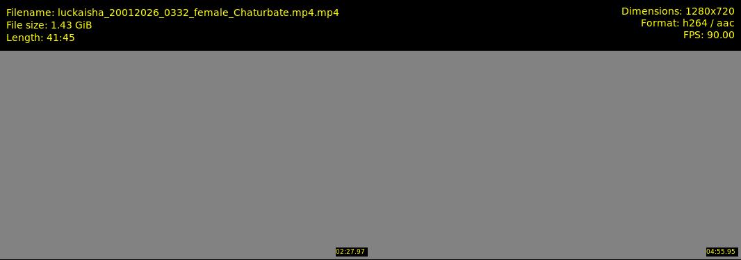 luckaisha — 42 minute Chaturbate female cam show recording, 720p, Jan 20, 2026