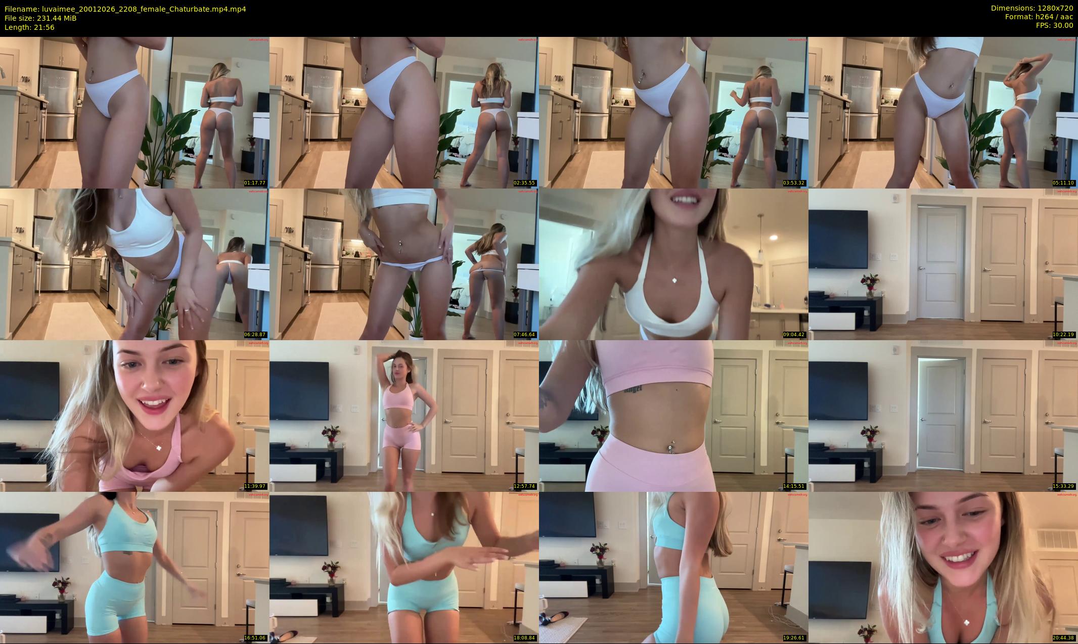 luvaimee — 22 minute Chaturbate female cam show recording, 720p, Jan 20, 2026