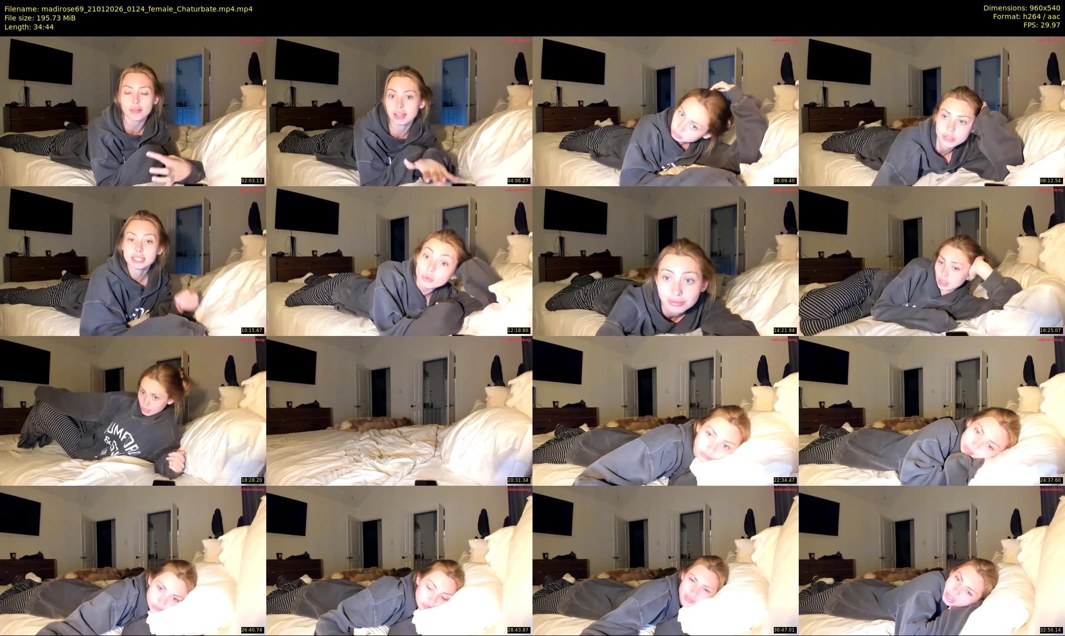 madirose69 — 35 minute Chaturbate female cam show recording, 480p, Jan 21, 2026