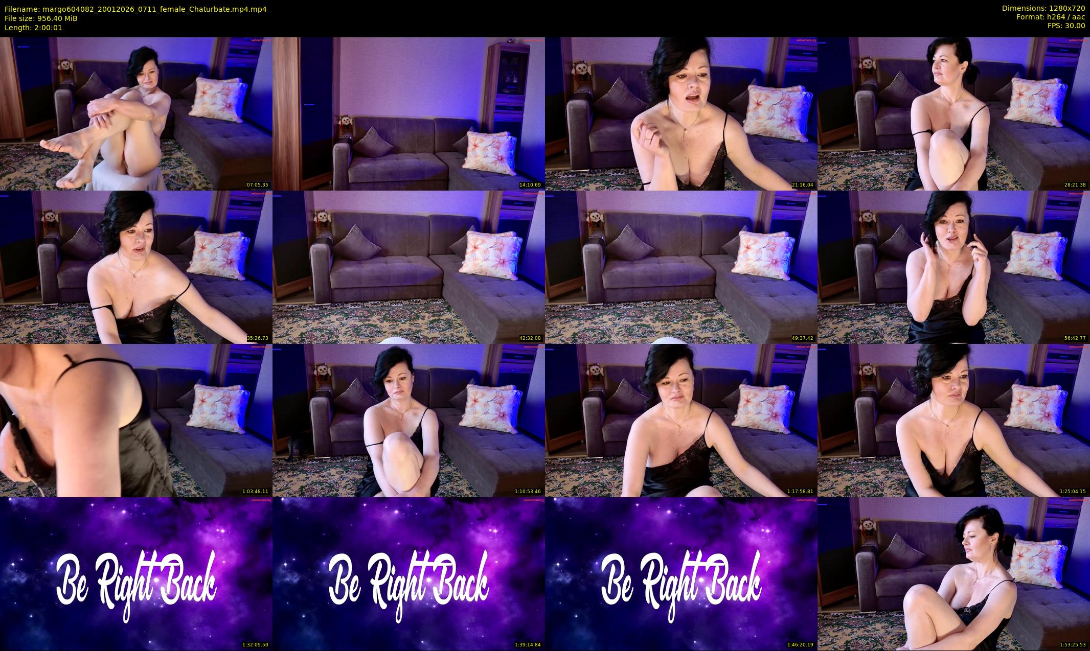 margo604082 — 121 minute Chaturbate female cam show recording, 720p, Jan 20, 2026