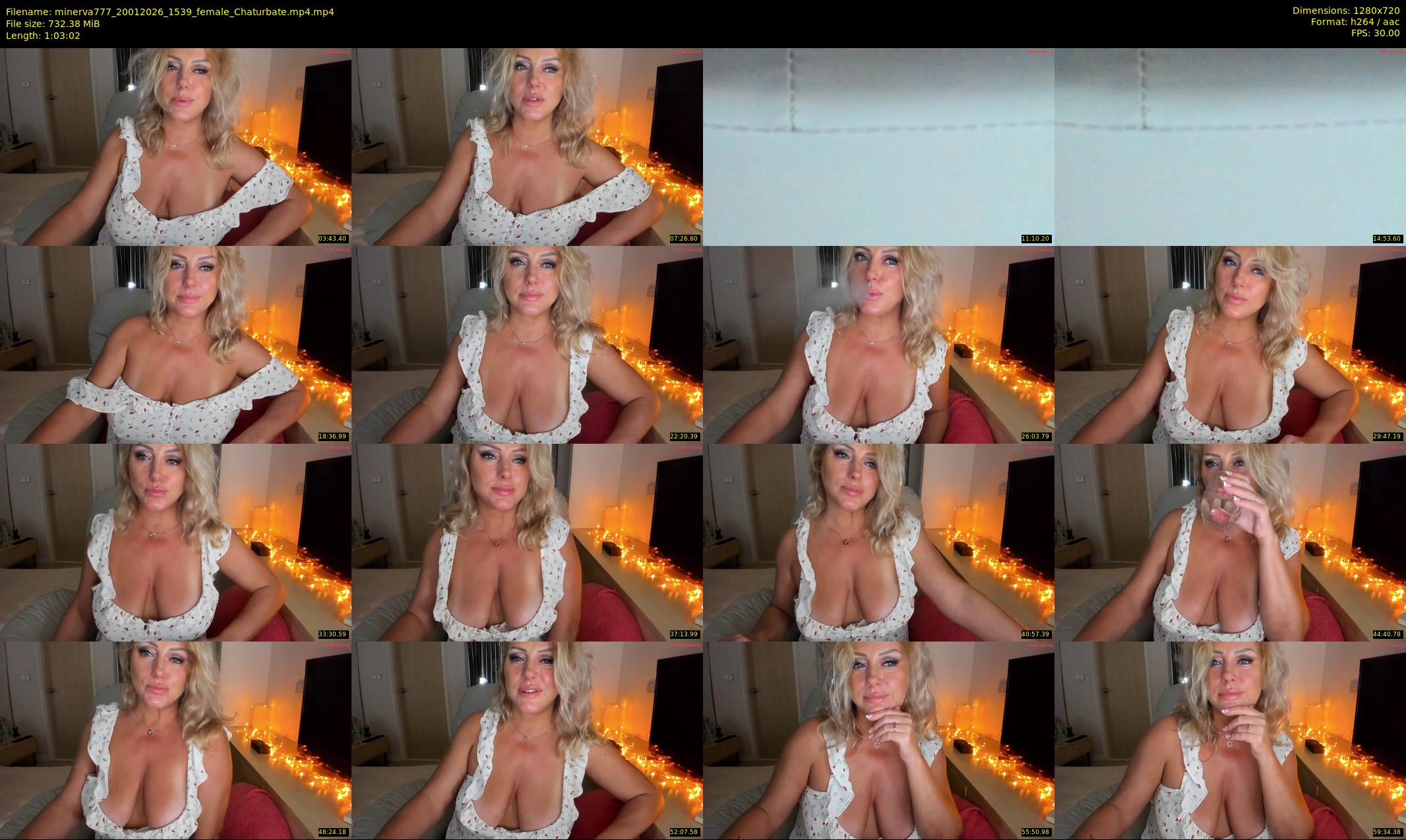 minerva777 — 64 minute Chaturbate female cam show recording, 720p, Jan 20, 2026