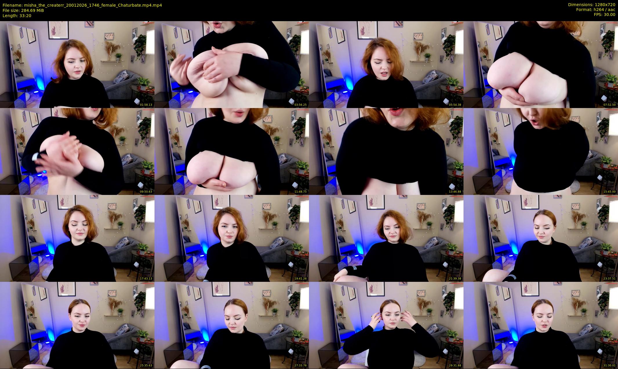 misha_the_createrr — 34 minute Chaturbate female cam show recording, 720p, Jan 20, 2026