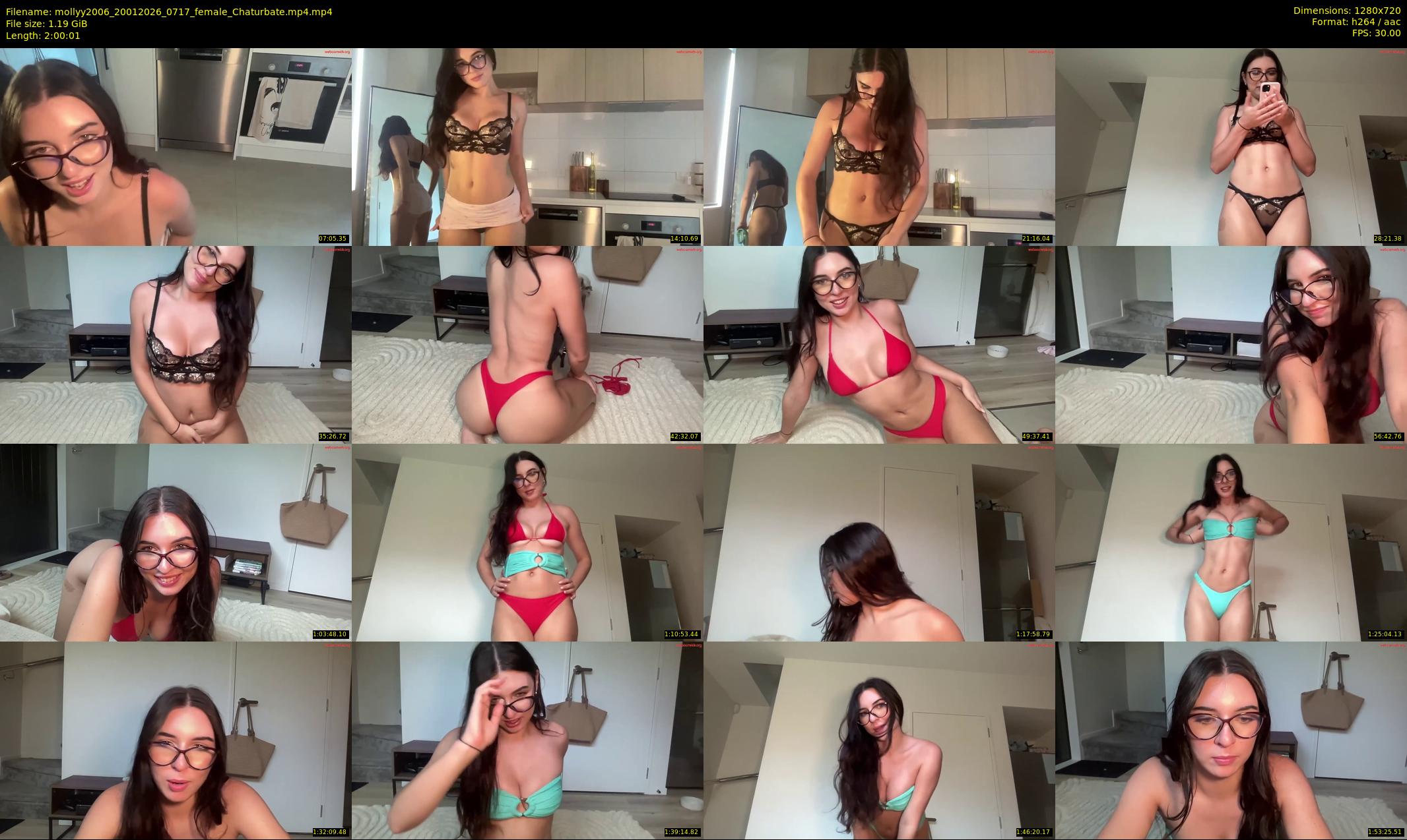 mollyy2006 — 121 minute Chaturbate female cam show recording, 720p, Jan 20, 2026