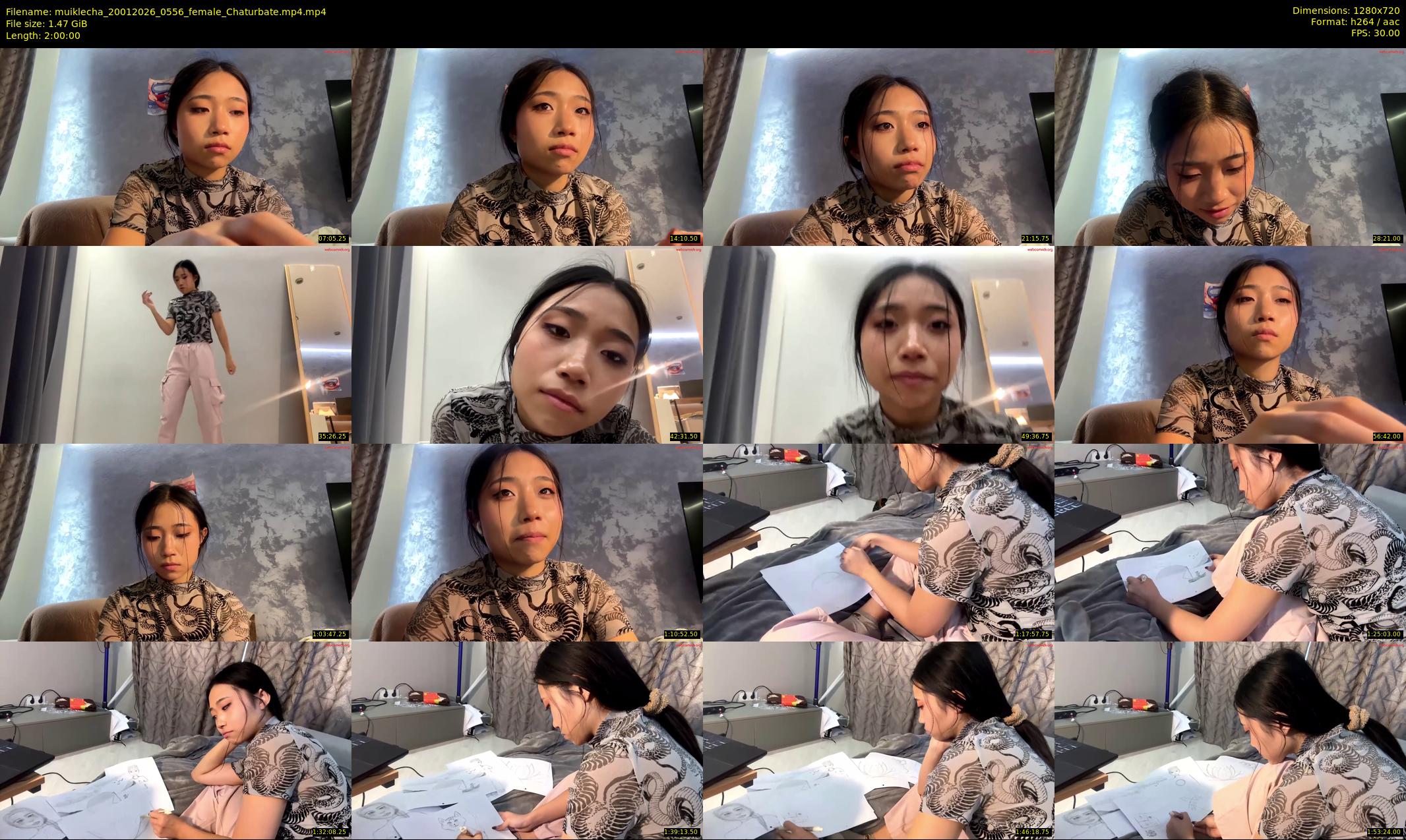 muiklecha — 120 minute Chaturbate female cam show recording, 720p, Jan 20, 2026