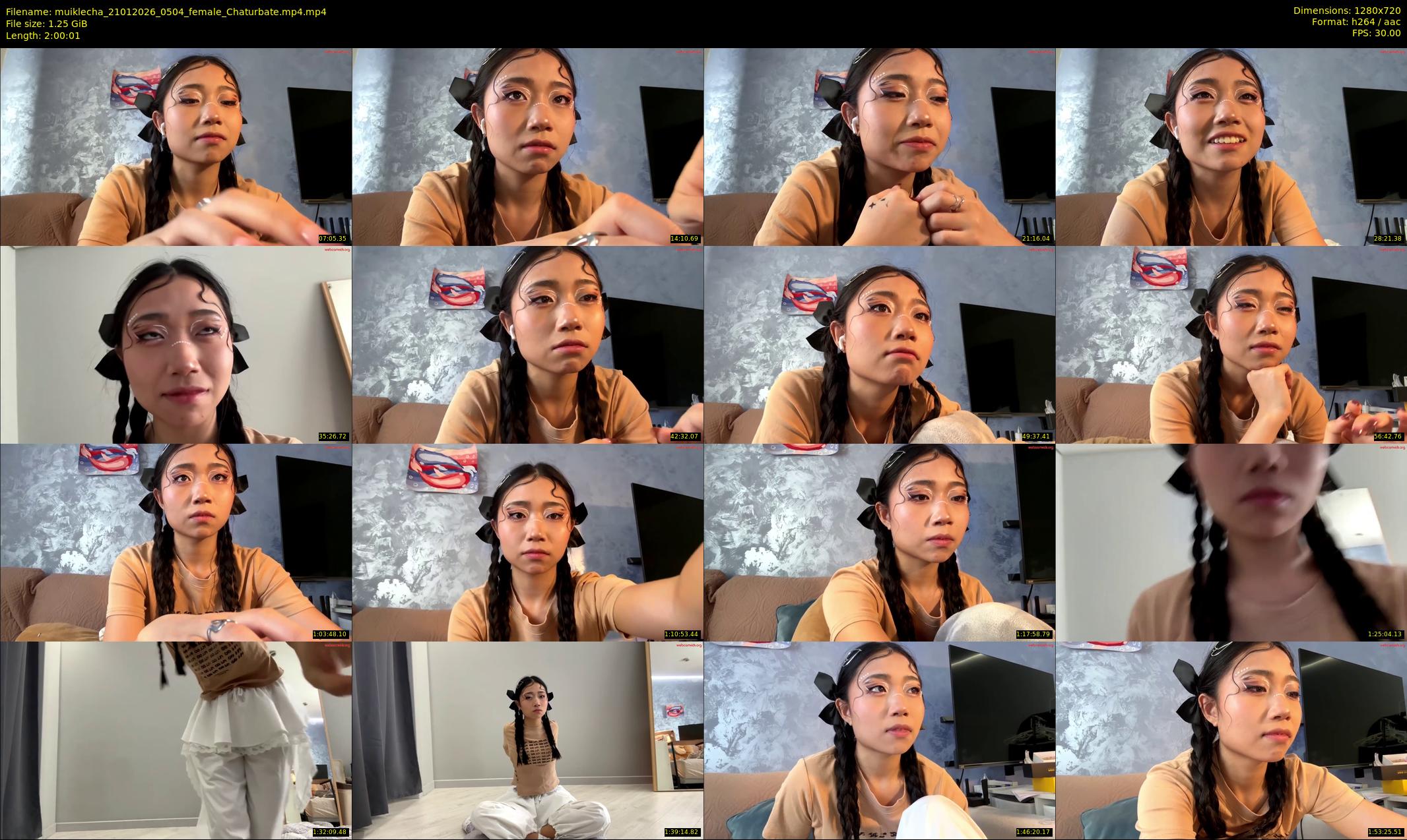 muiklecha — 121 minute Chaturbate female cam show recording, 720p, Jan 21, 2026