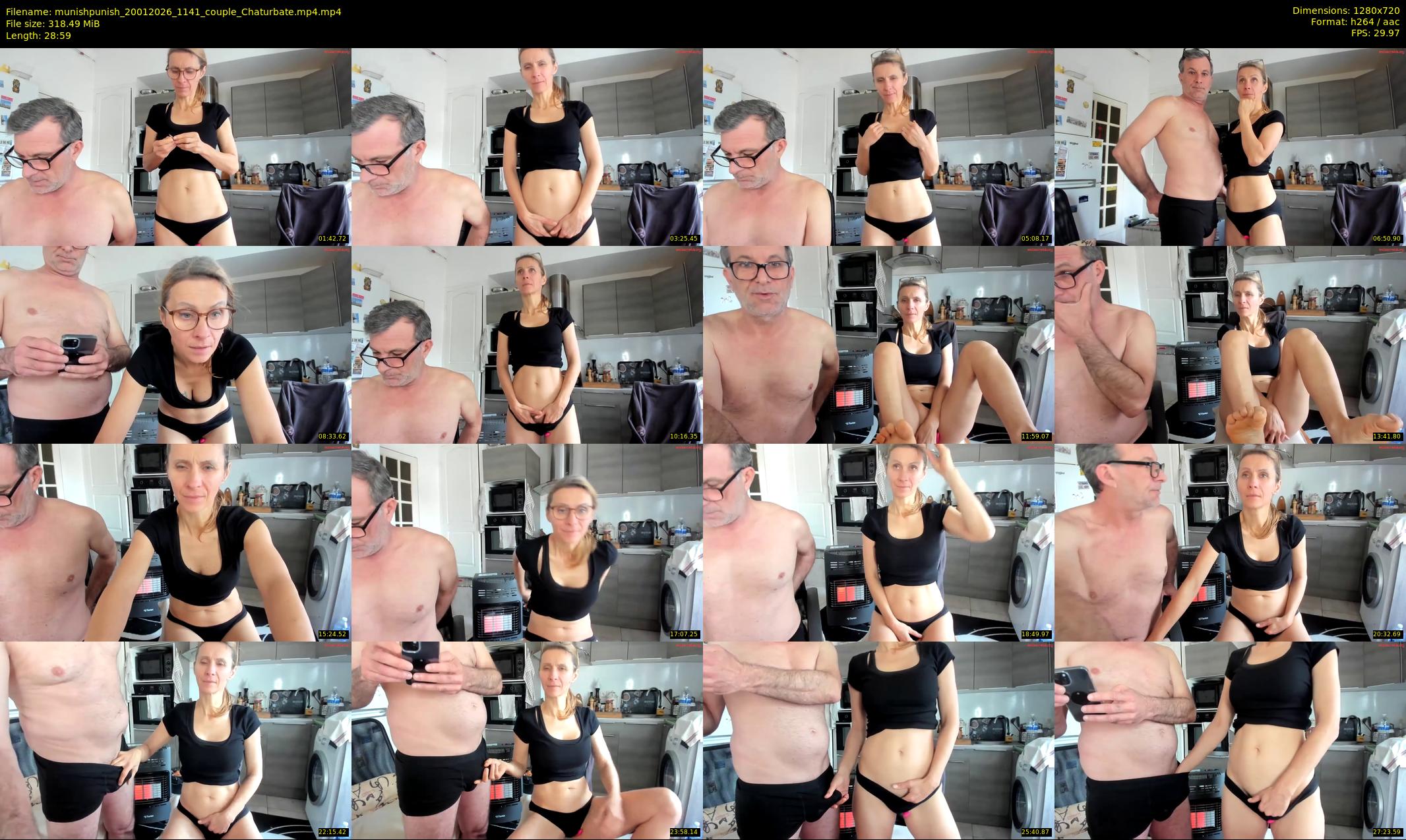 munishpunish — 29 minute Chaturbate couple cam show recording, 720p, Jan 20, 2026
