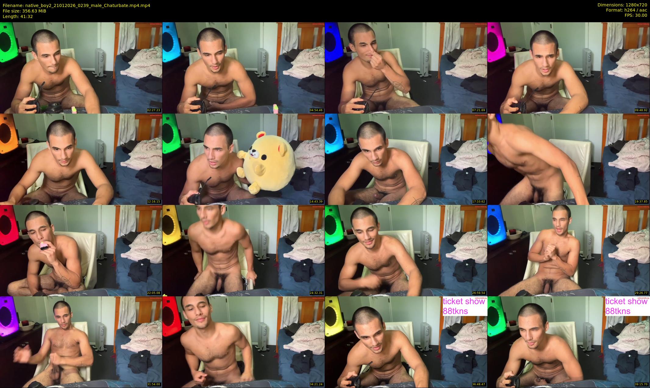 native_boy2 — 42 minute Chaturbate male cam show recording, 720p, Jan 21, 2026