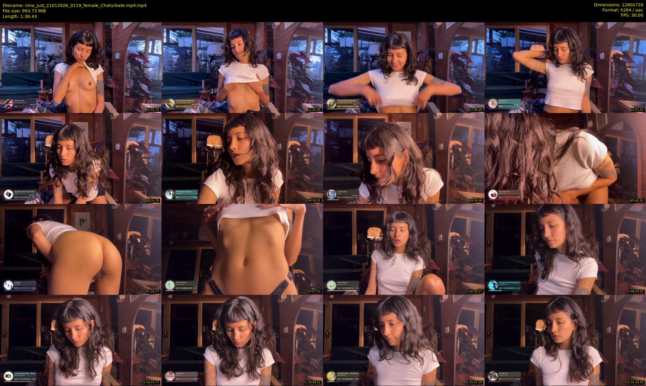 nina_just — 97 minute Chaturbate female cam show recording, 720p, Jan 21, 2026