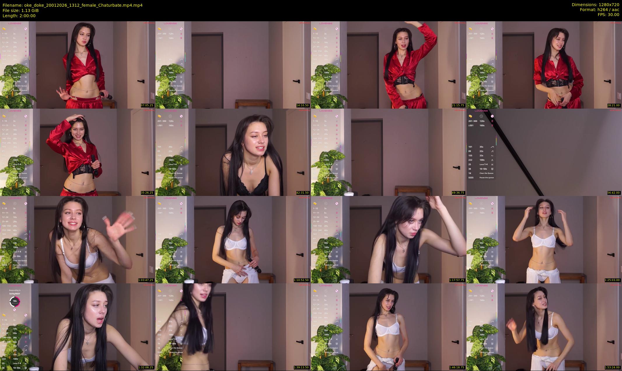 oke_doke — 120 minute Chaturbate female cam show recording, 720p, Jan 20, 2026