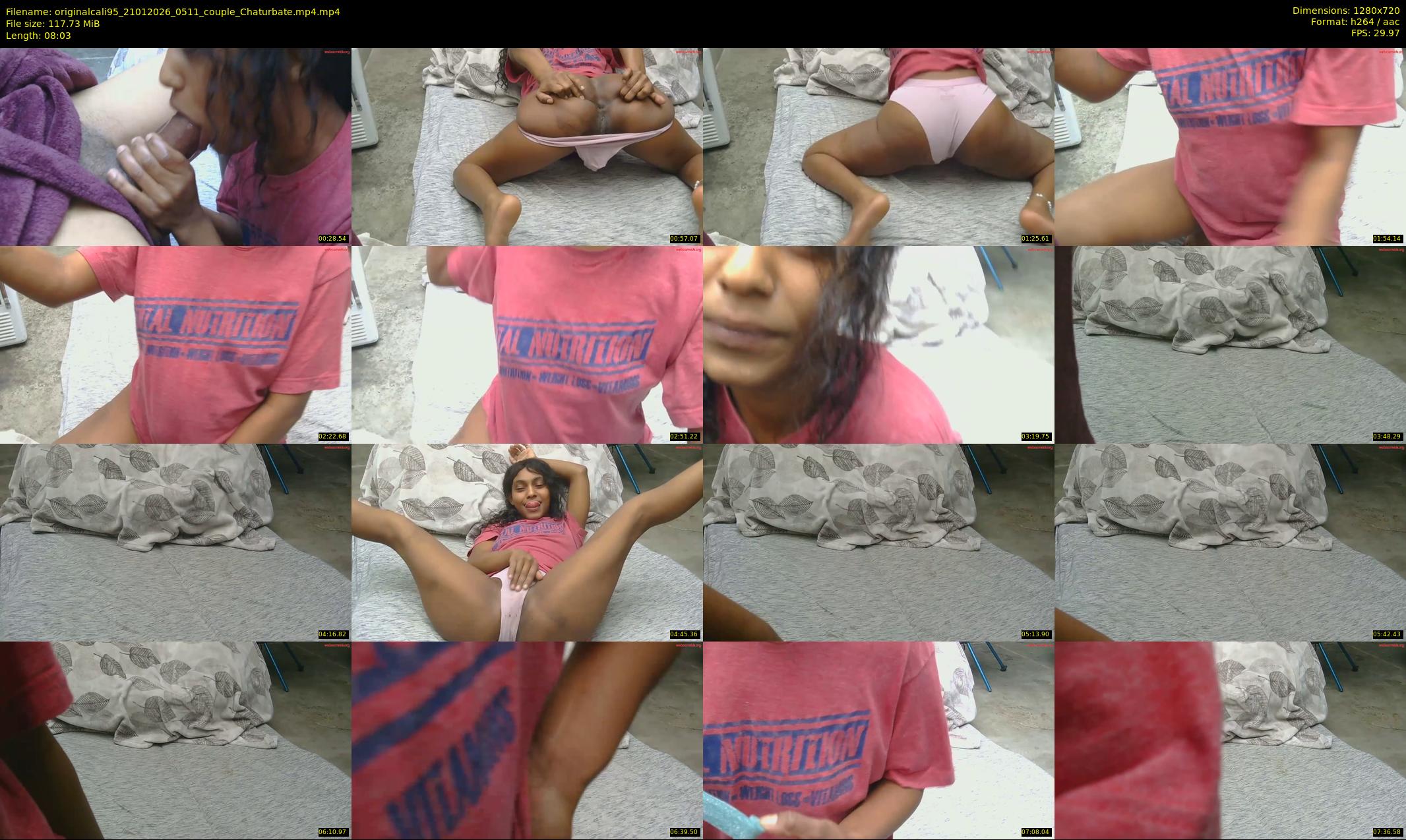 originalcali95 — 9 minute Chaturbate couple cam show recording, 720p, Jan 21, 2026