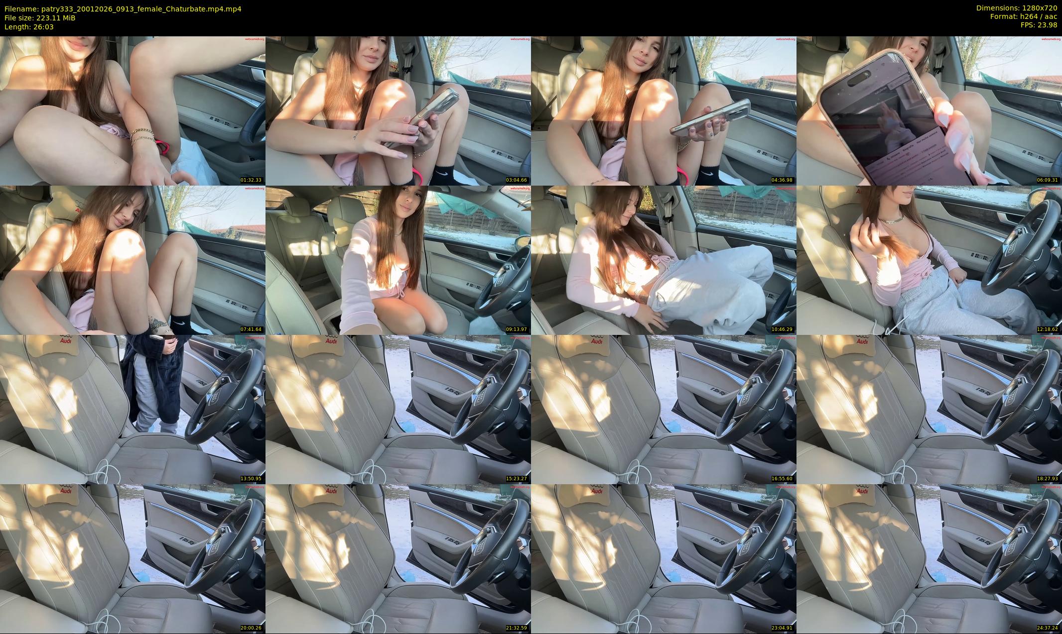 patry333 — 27 minute Chaturbate female cam show recording, 720p, Jan 20, 2026