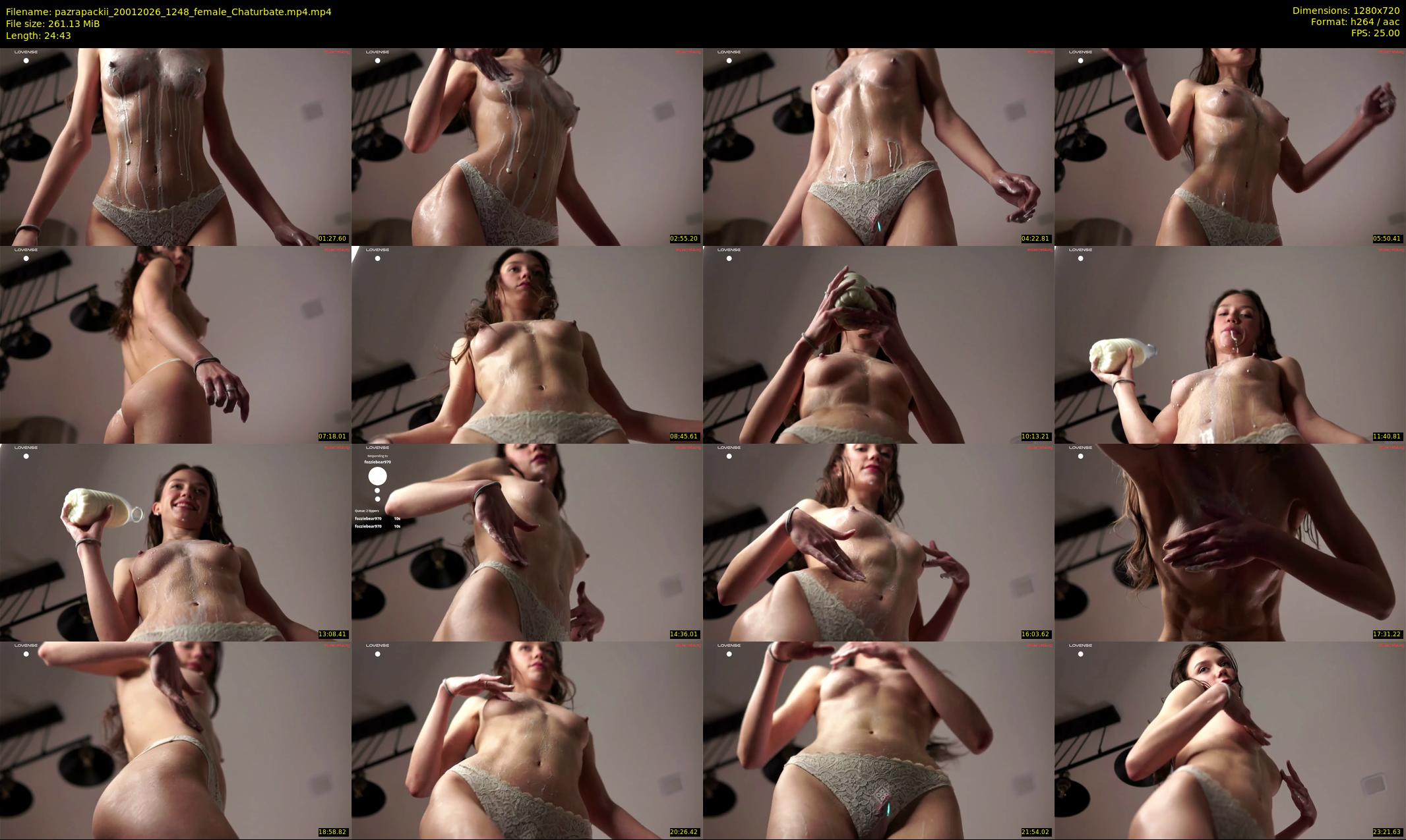 pazrapackii — 25 minute Chaturbate female cam show recording, 720p, Jan 20, 2026