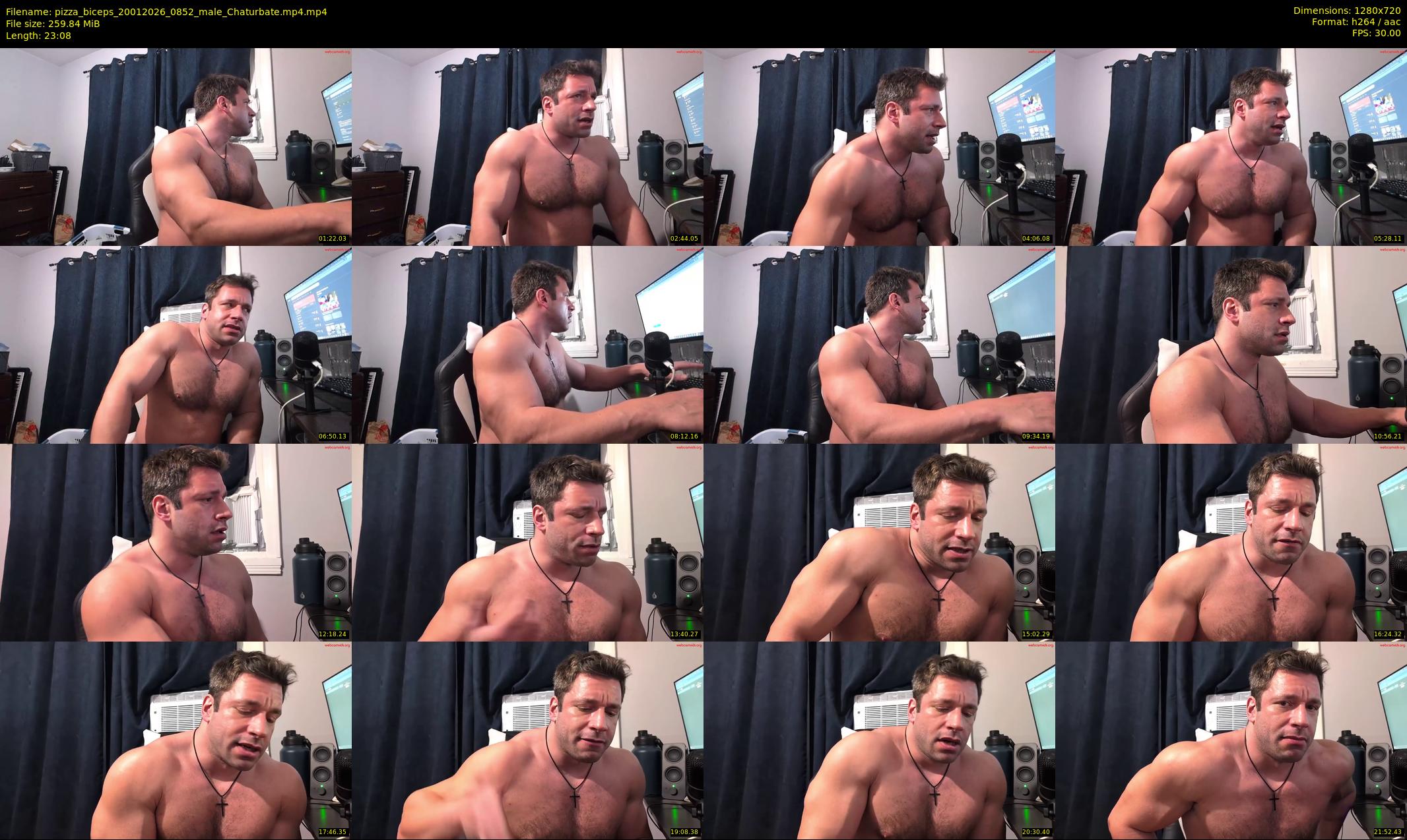 pizza_biceps — 24 minute Chaturbate male cam show recording, 720p, Jan 20, 2026
